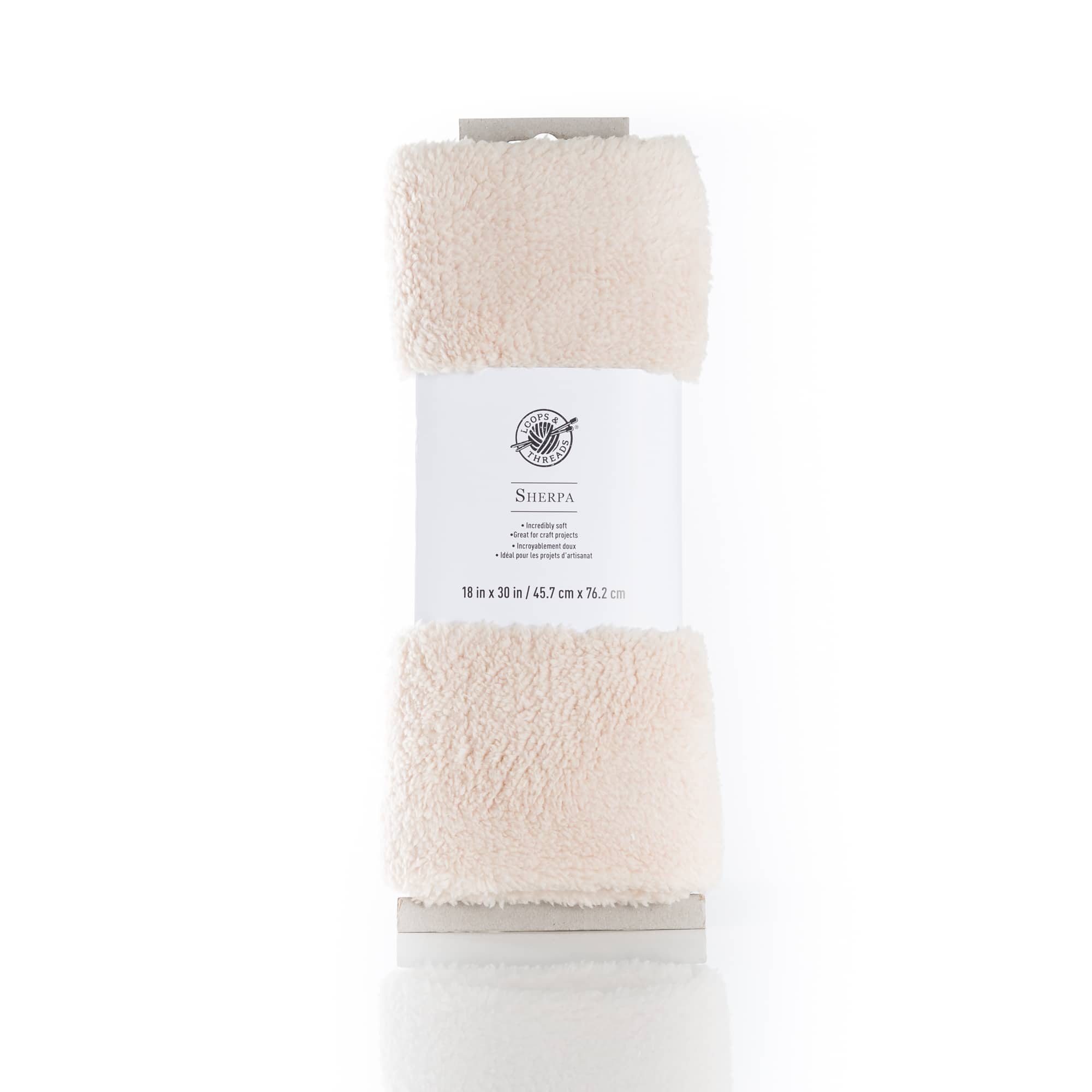 Natural Sherpa Fabric Bundle by Loops & Threads®