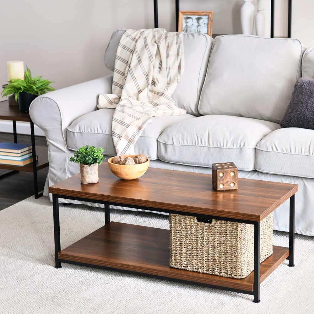 Household Essentials 39" Jamestown Coffee Table