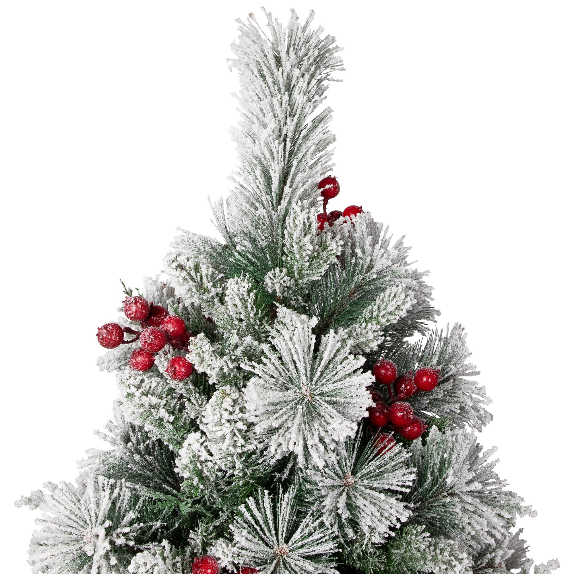 5ft. Unlit Real Touch™ Full Heavily Flocked Whittaker Spruce Artificial Christmas Tree 