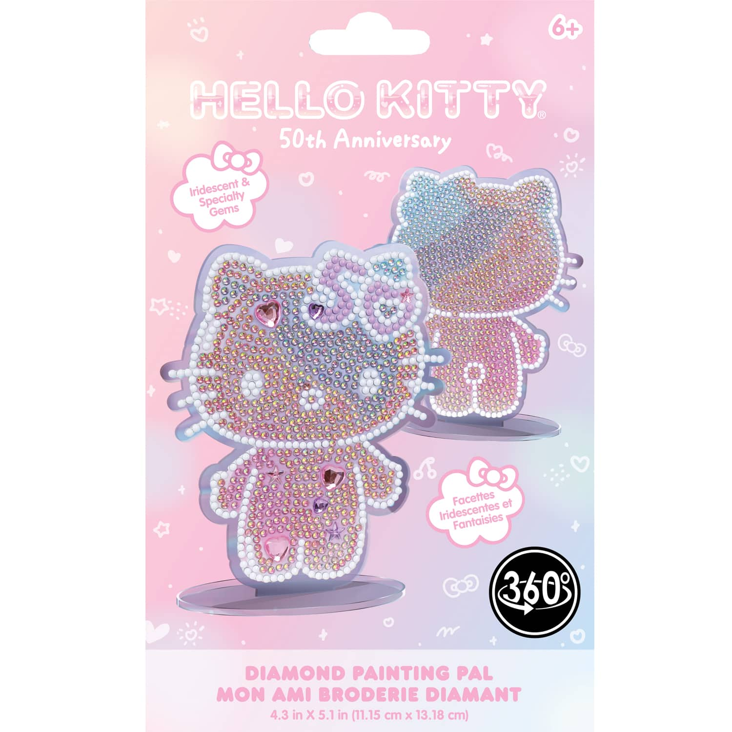 Camelot&#xAE; Dots Hello Kitty&#xAE; 50th Anniversary Diamond Painting Pal Kit