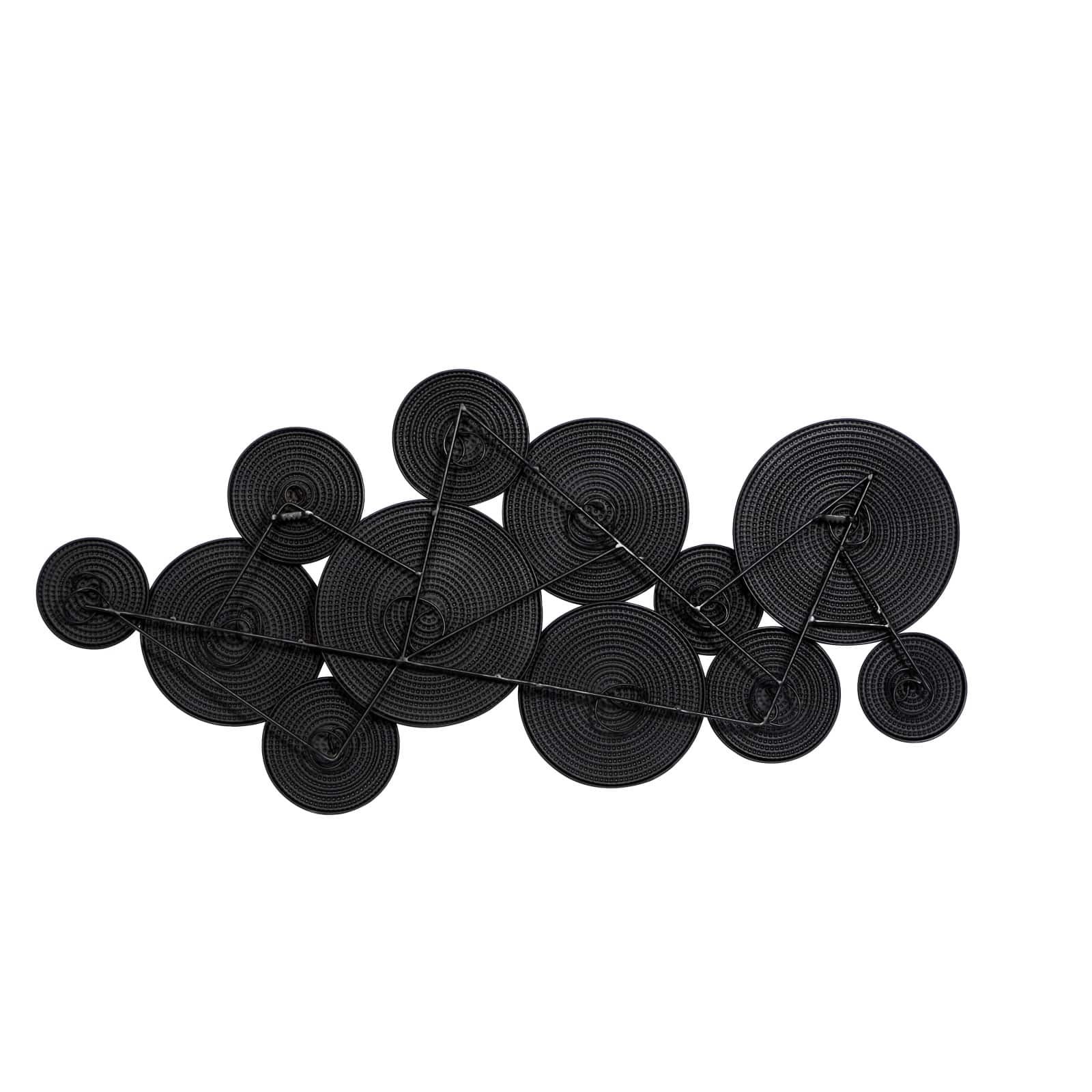 CosmoLiving by Cosmopolitan Black Metal Contemporary Wall D&#xE9;cor