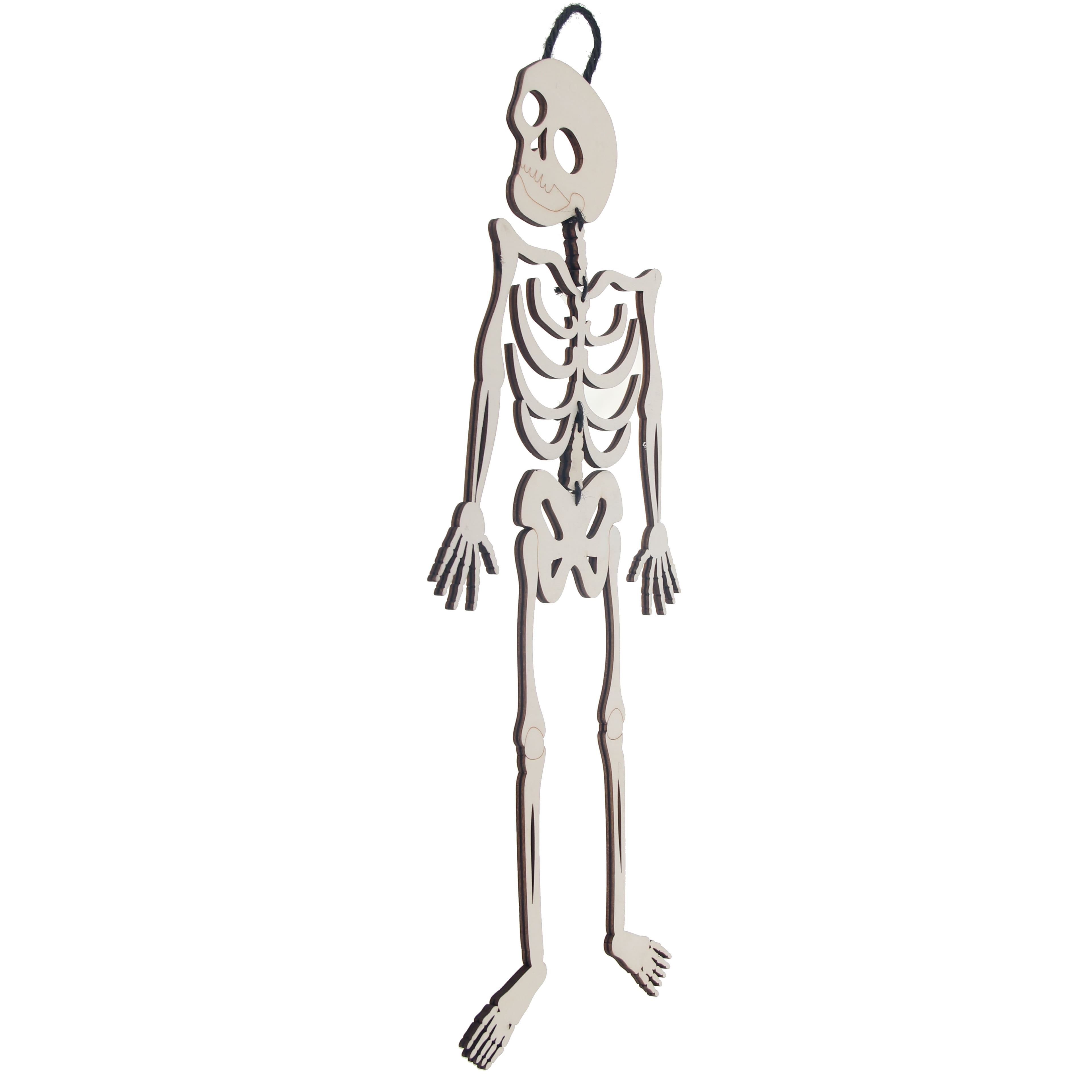 17.5" DIY Skeleton Hanging Wood Décor by Make Market®