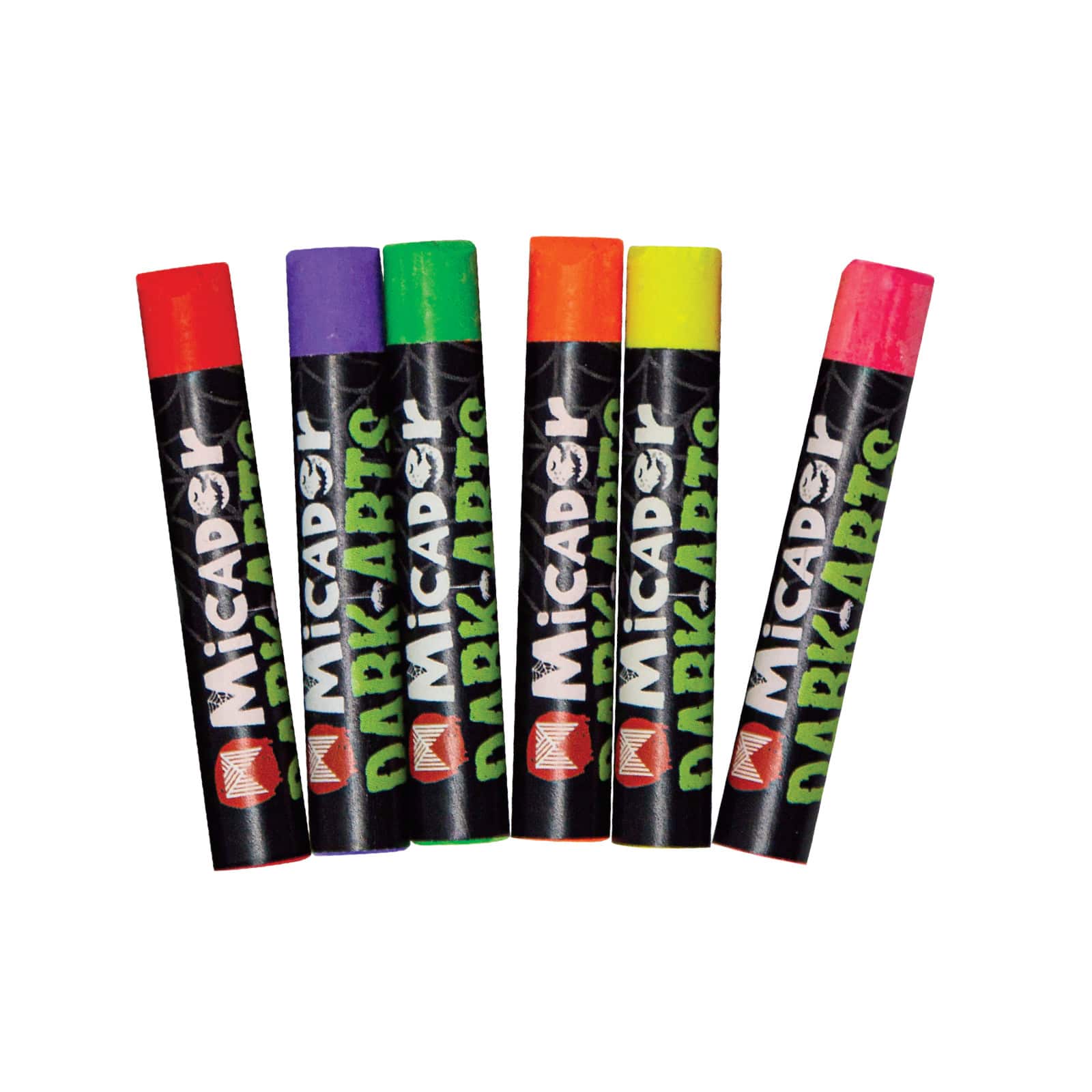 Micador&#xAE; Dark Arts 6 Color Neon Glow Oil Pastel Set