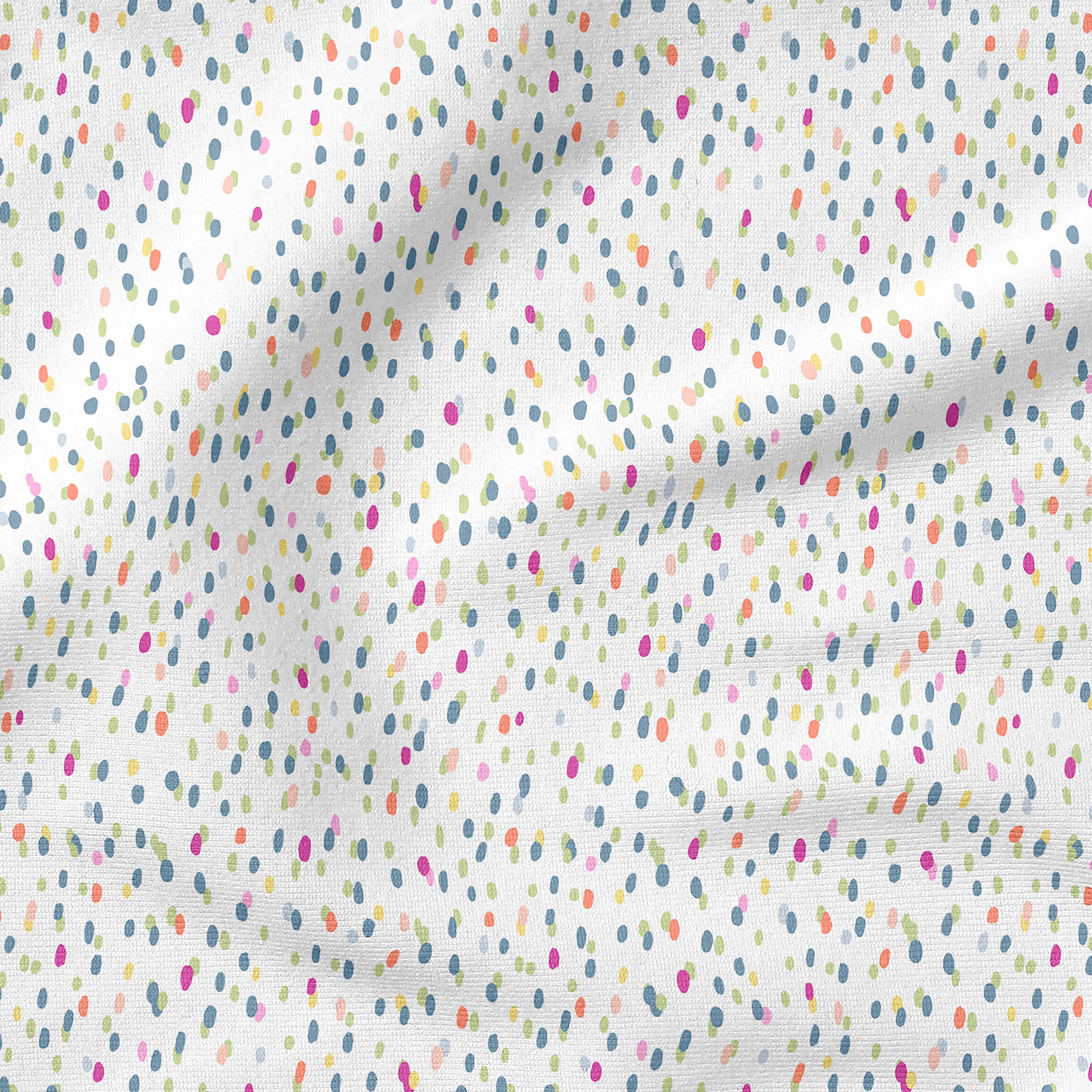 Madcap Cottage Prints Charming Multicolor Ditsy Dot Cotton Fabric