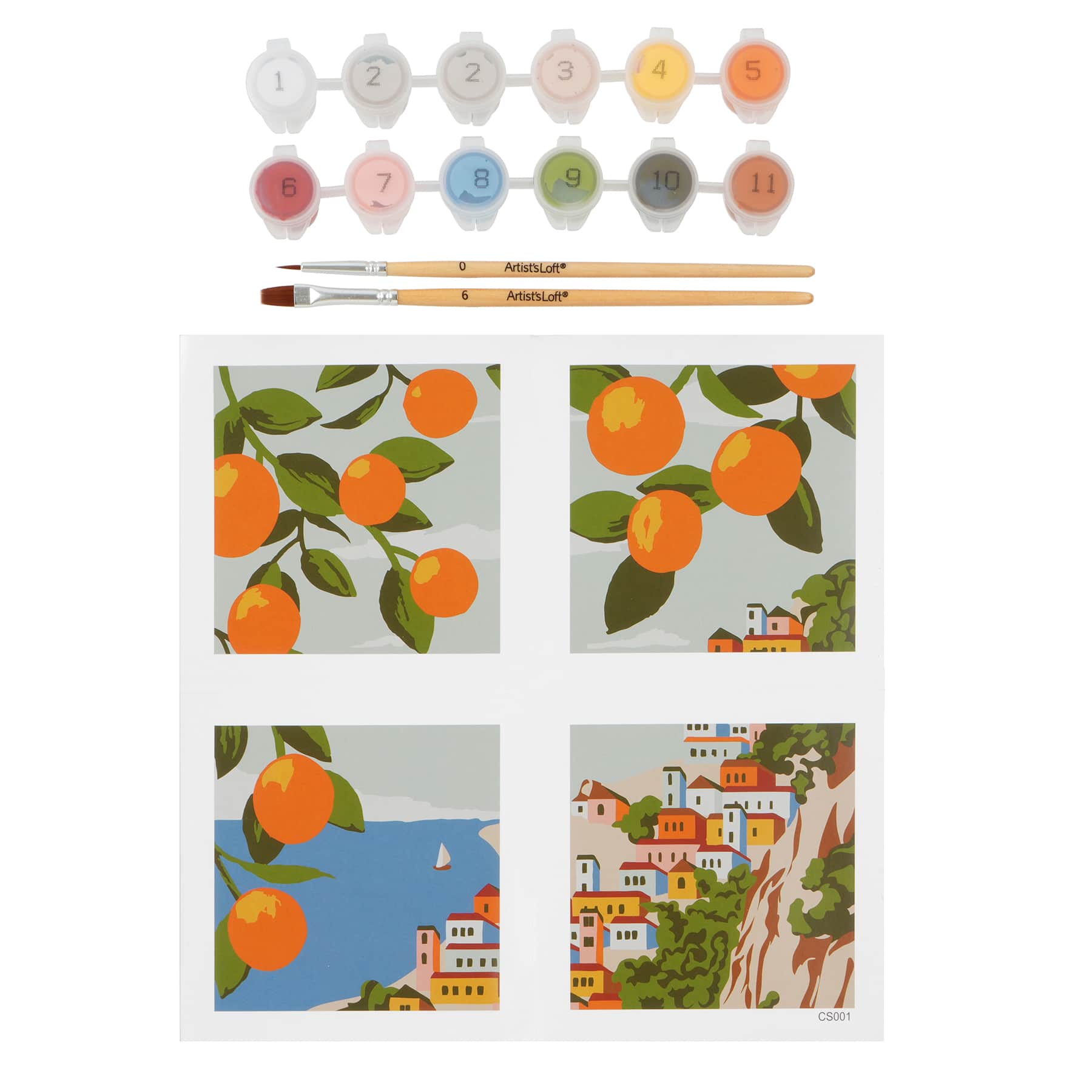 Coastal Paint-by-Number Gallery Mini Kit by Artist's Loft™