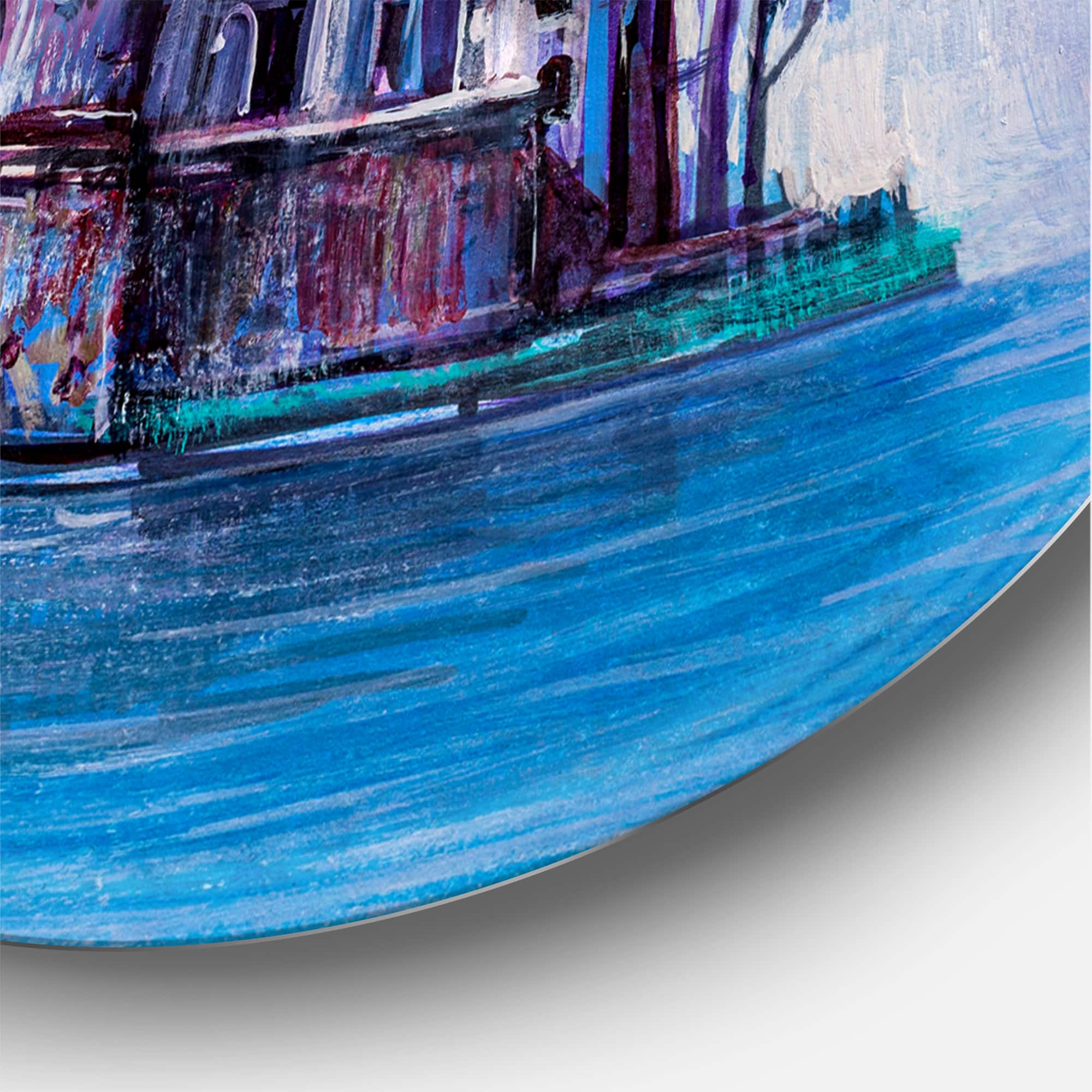 Designart - Skypscrapers By The Bridge In Ancient City