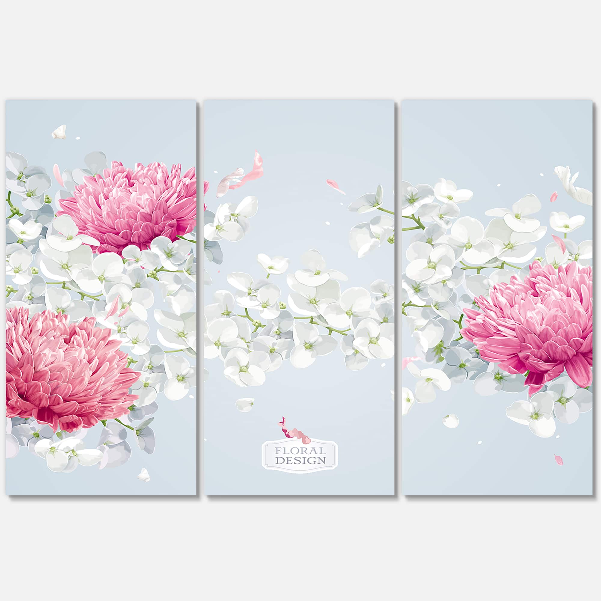 Designart - Chrysanthemums and Apple Blossom