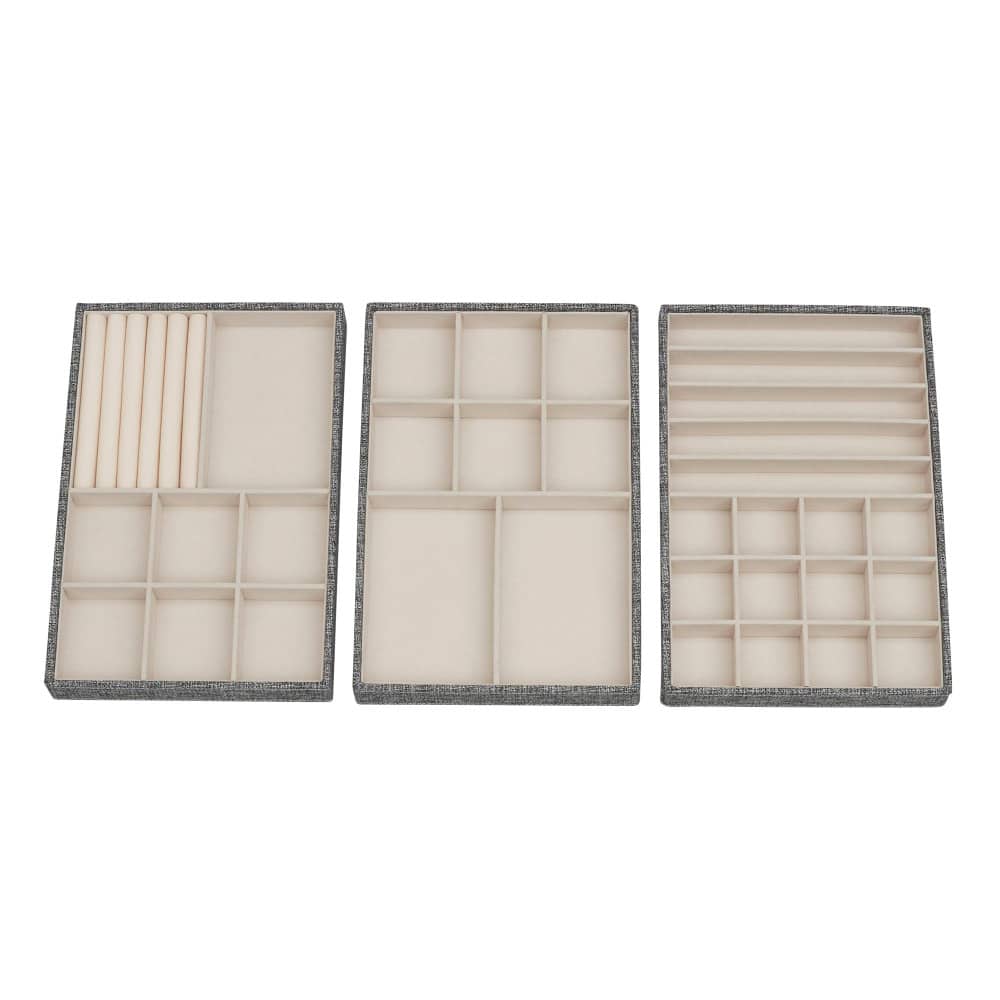 Household Essentials 3-Tier Jewelry Tray