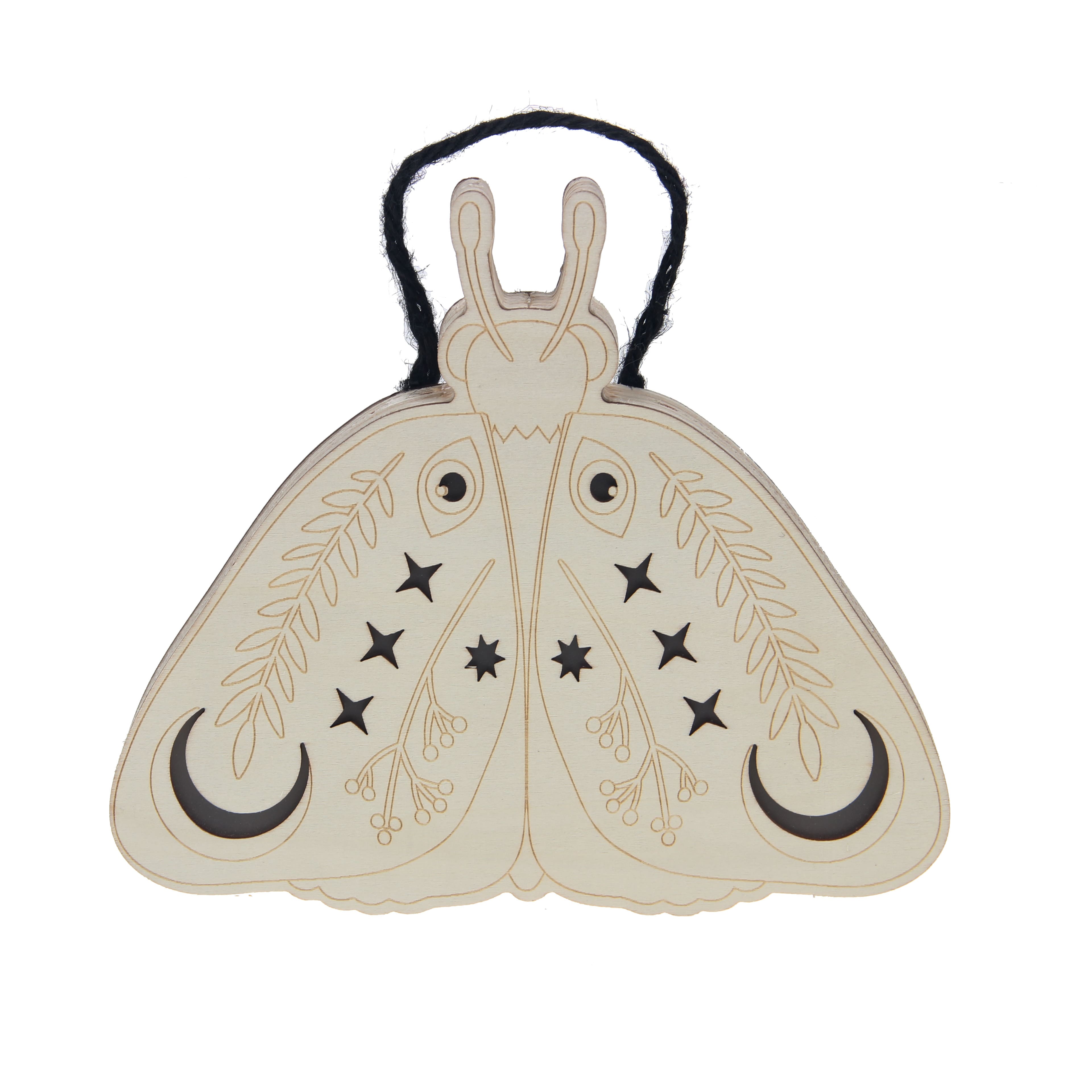 8&#x22; Moth DIY LED Plywood D&#xE9;cor by Make Market&#xAE;