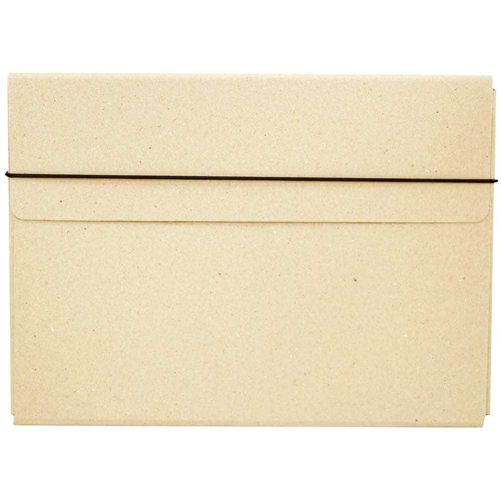 JAM Paper Strong Thin Portfolio Carrying Case with Elastic Band Closure ...