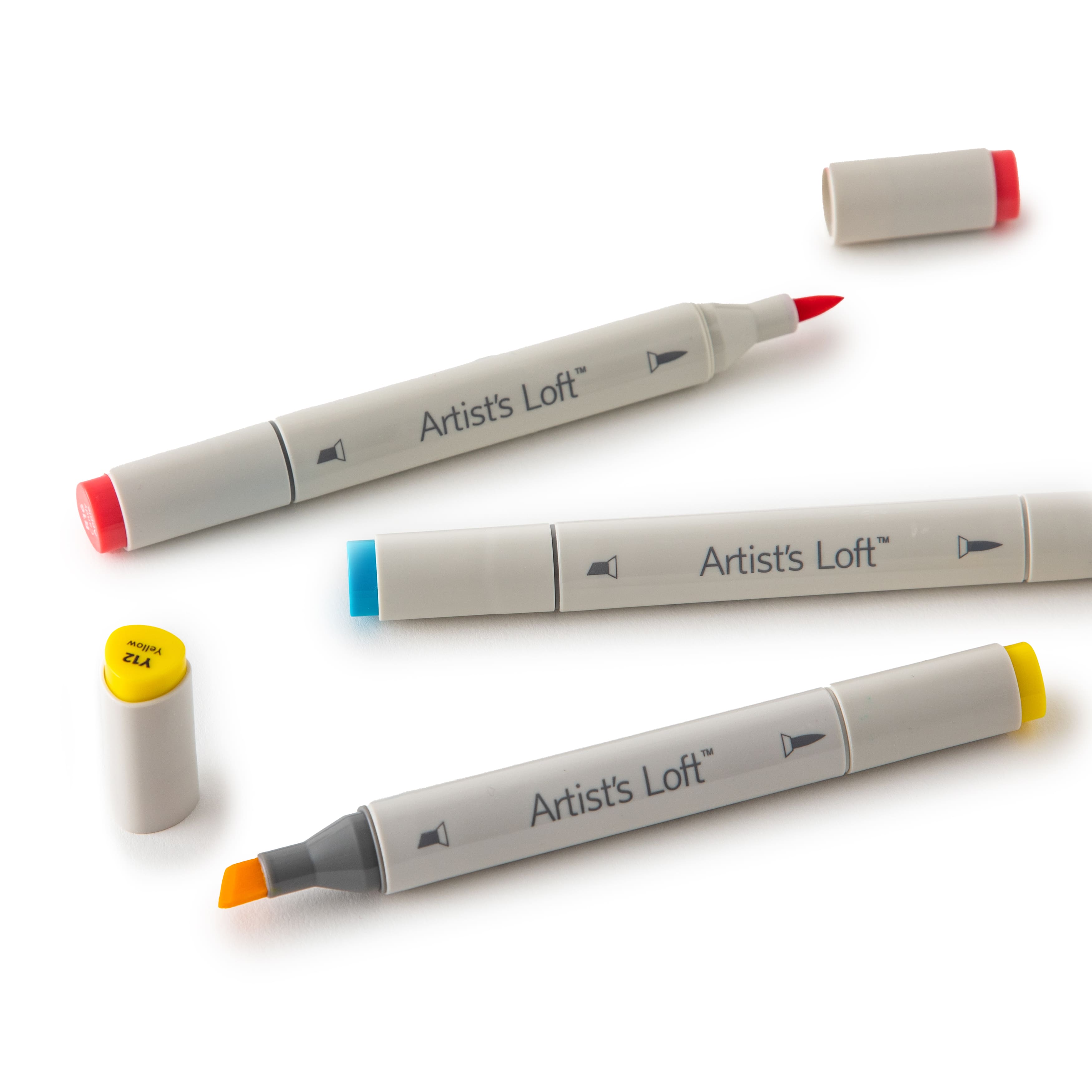 Michaels Pastel Level 2 Dual Tip Sketch Marker Set by Artist’s Loft