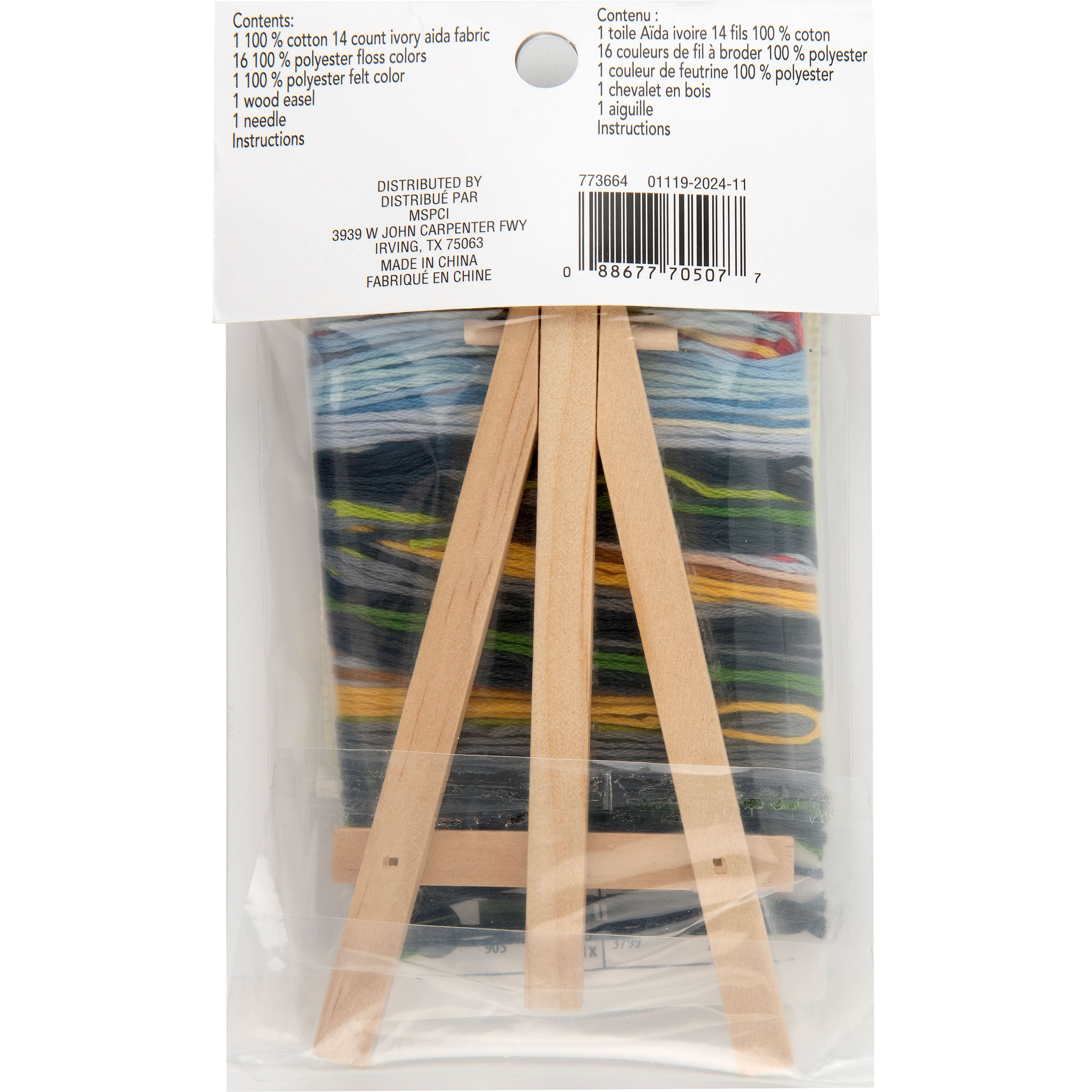 3&#x22; x 4&#x22; Paris Counted Cross Stitch Kit by Loops &#x26; Threads&#xAE;