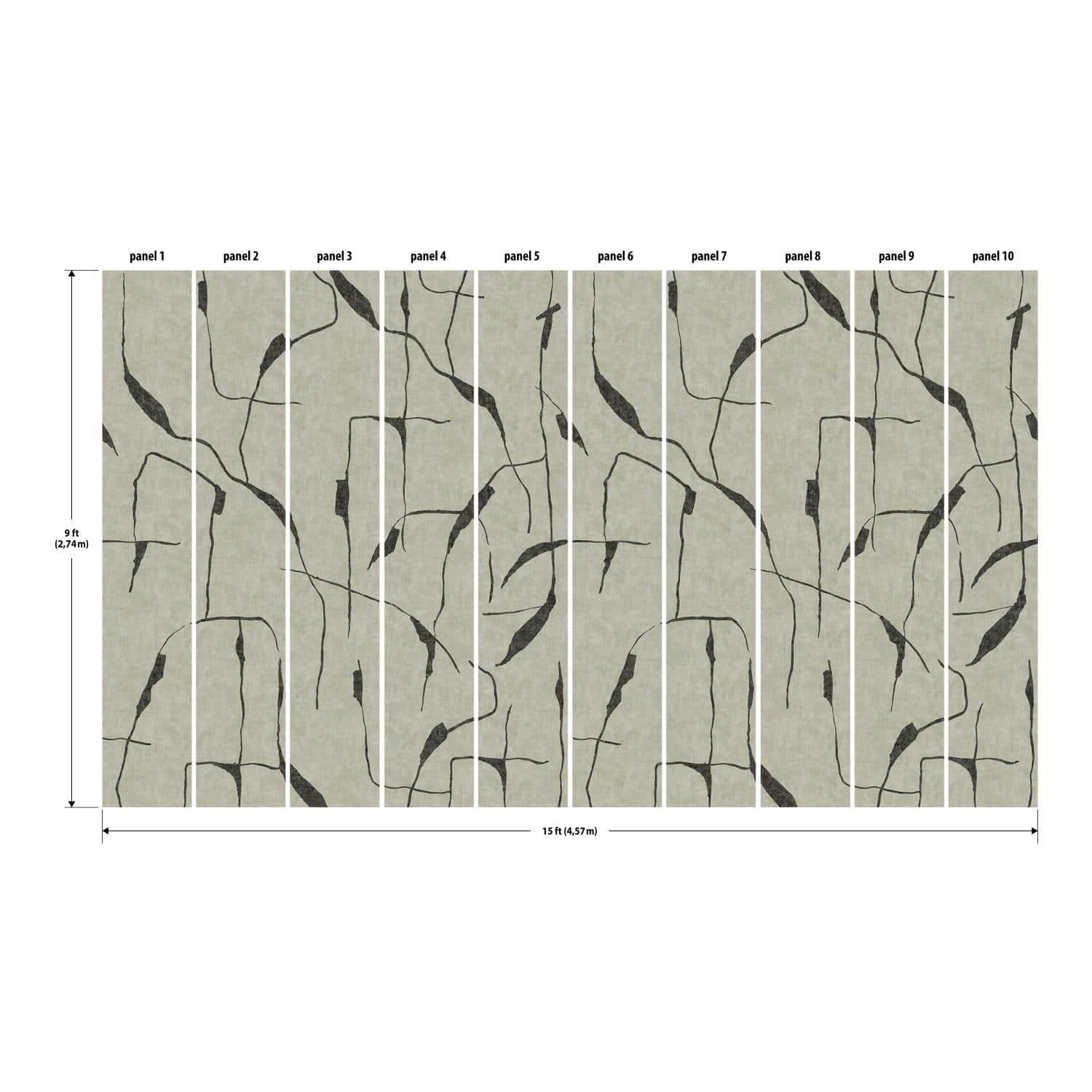 Roommates Ivory Coast Mural Peel &#x26; Stick Wallpaper