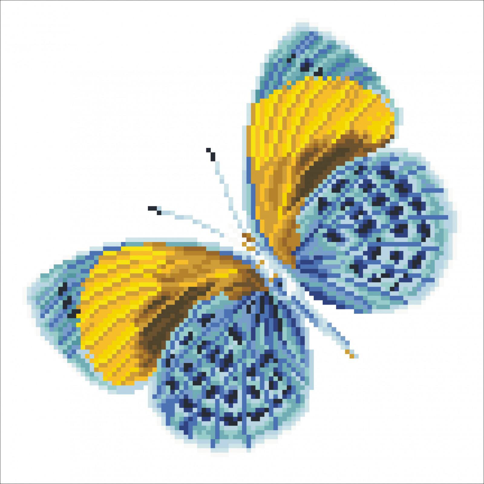 Diamond Dotz&#xAE; Flutter By Gold Diamond Painting Artwork Kit