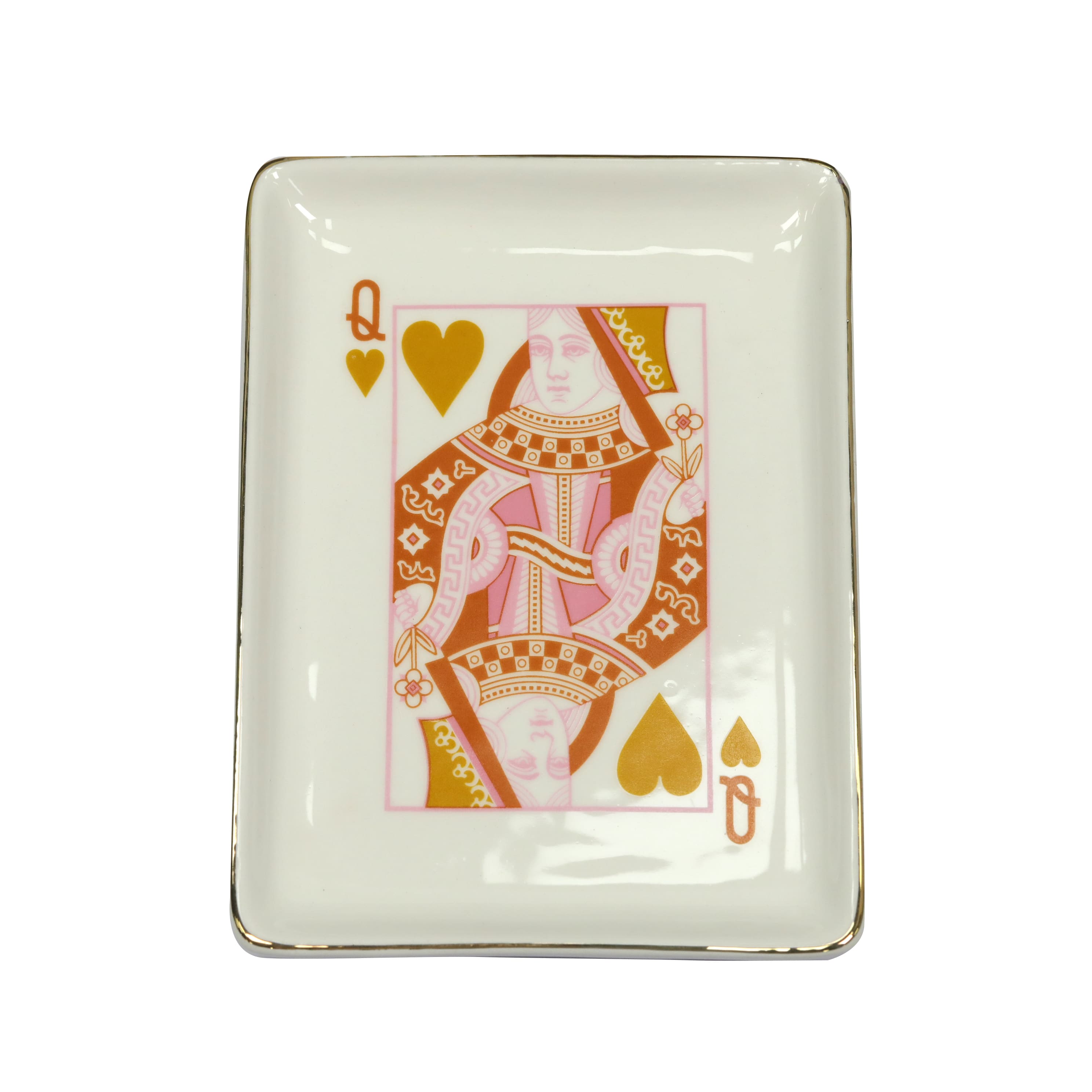 7&#x22; Queen of Hearts Trinket Dish by Ashland&#xAE;