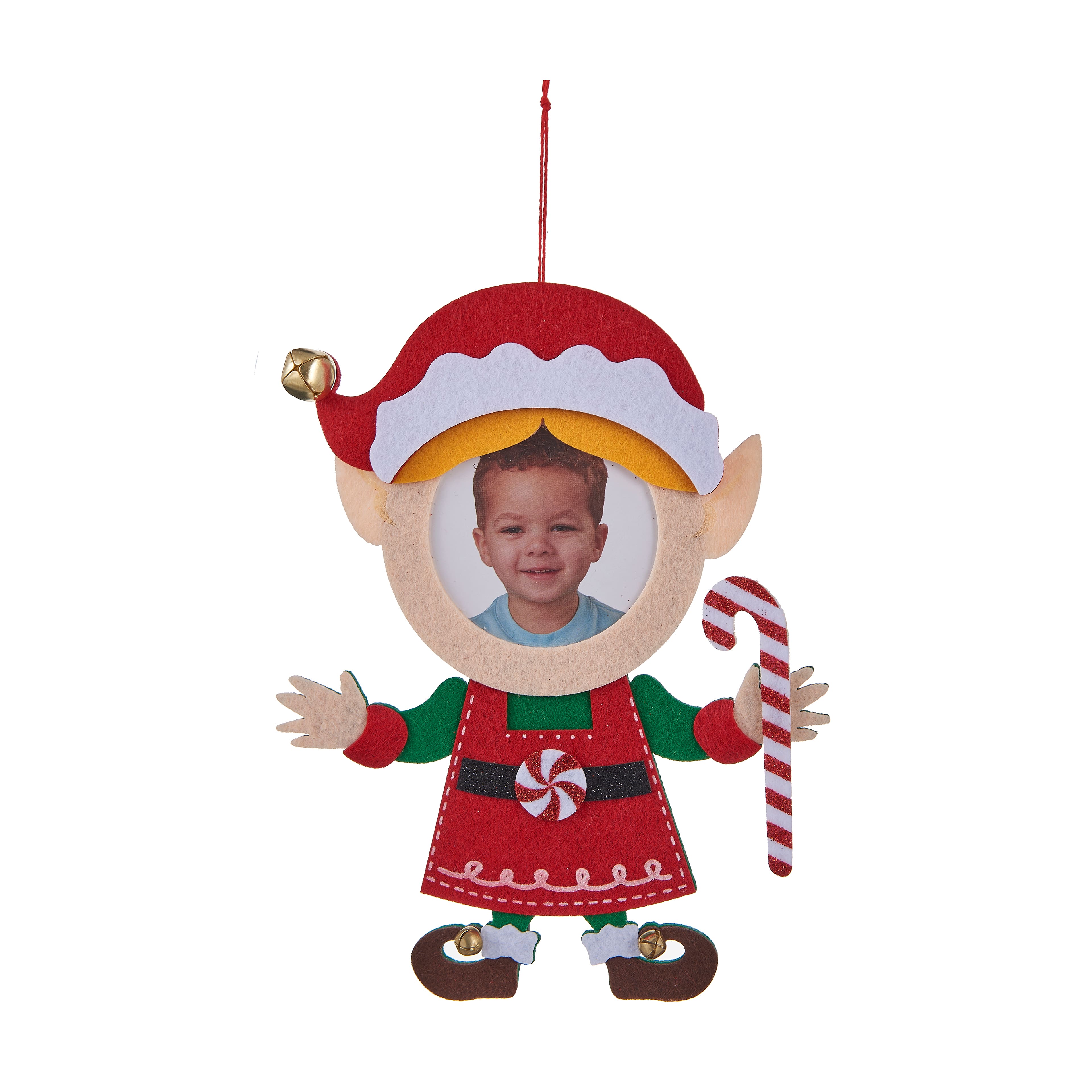 Elf Christmas Felt Frame Ornament by Studio D&#xE9;cor&#xAE;