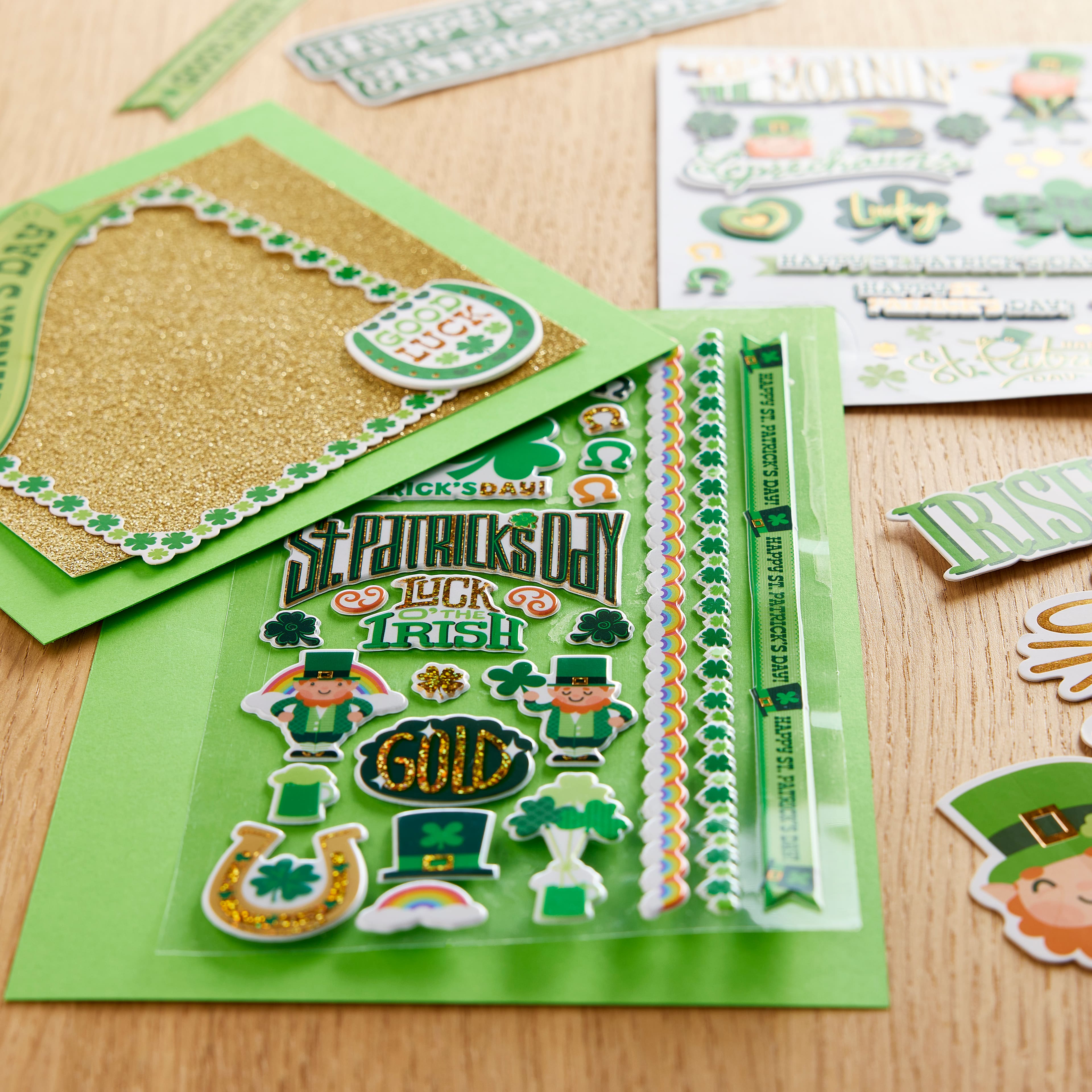 12 Pack: St. Patrick&#x27;s Day Stickers by Recollections&#x2122;