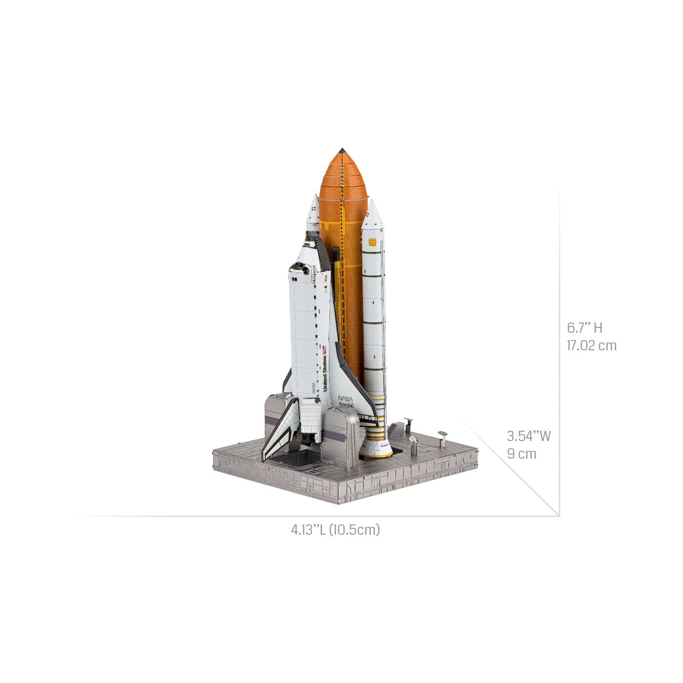 Metal Earth Premium Series ICONX 3D Metal Model Kit - Space Shuttle Launch Kit