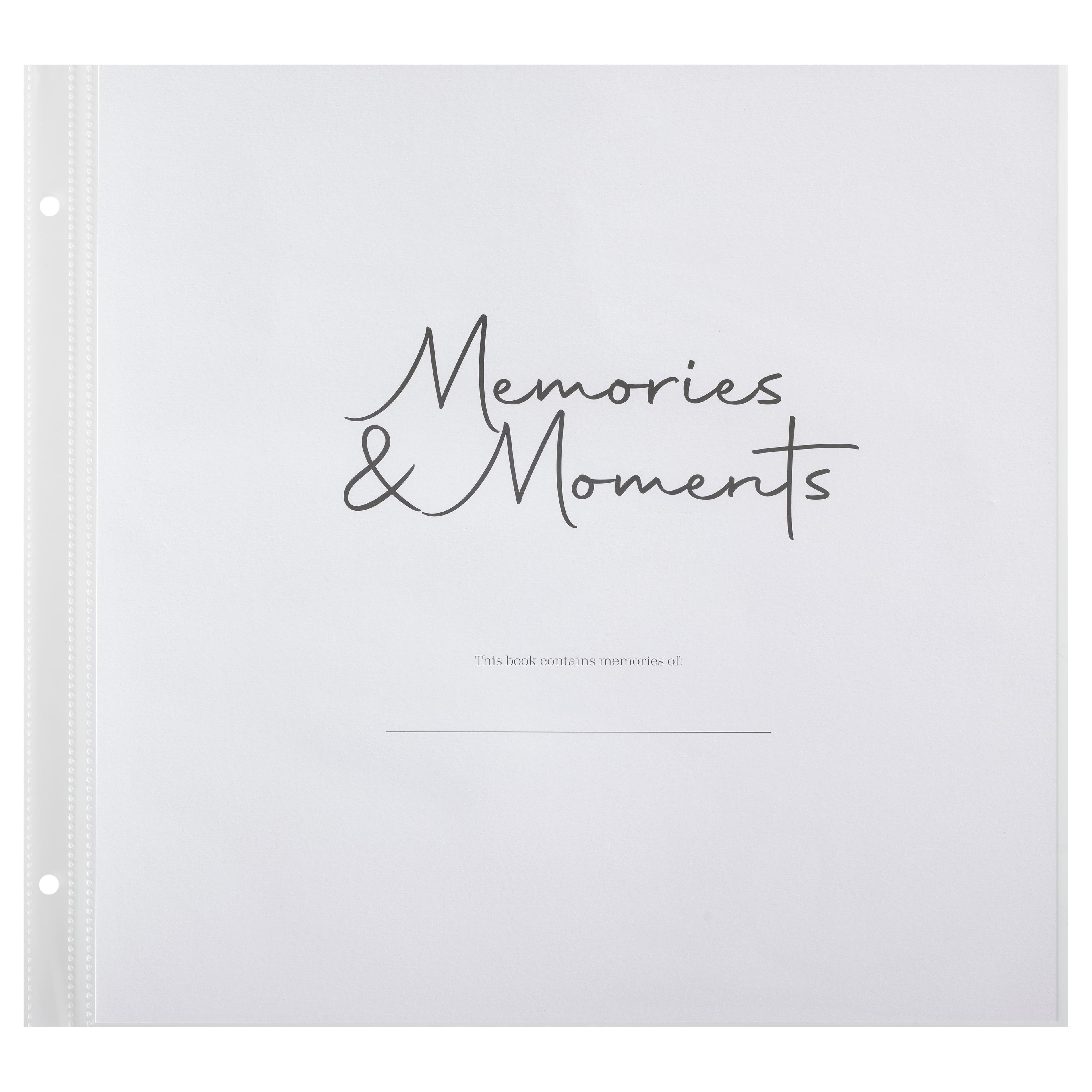12&#x22; x 12&#x22; Memories &#x26; Moments Guided Scrapbook Layouts by Recollections&#x2122;