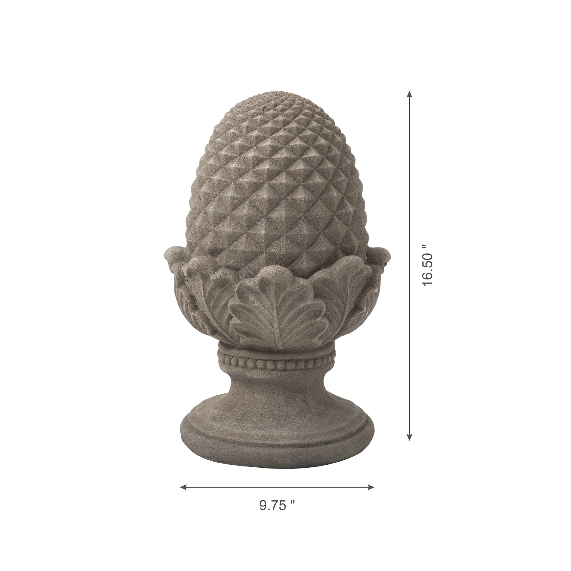 Glitzhome® 16.5" Artichoke Garden Statue