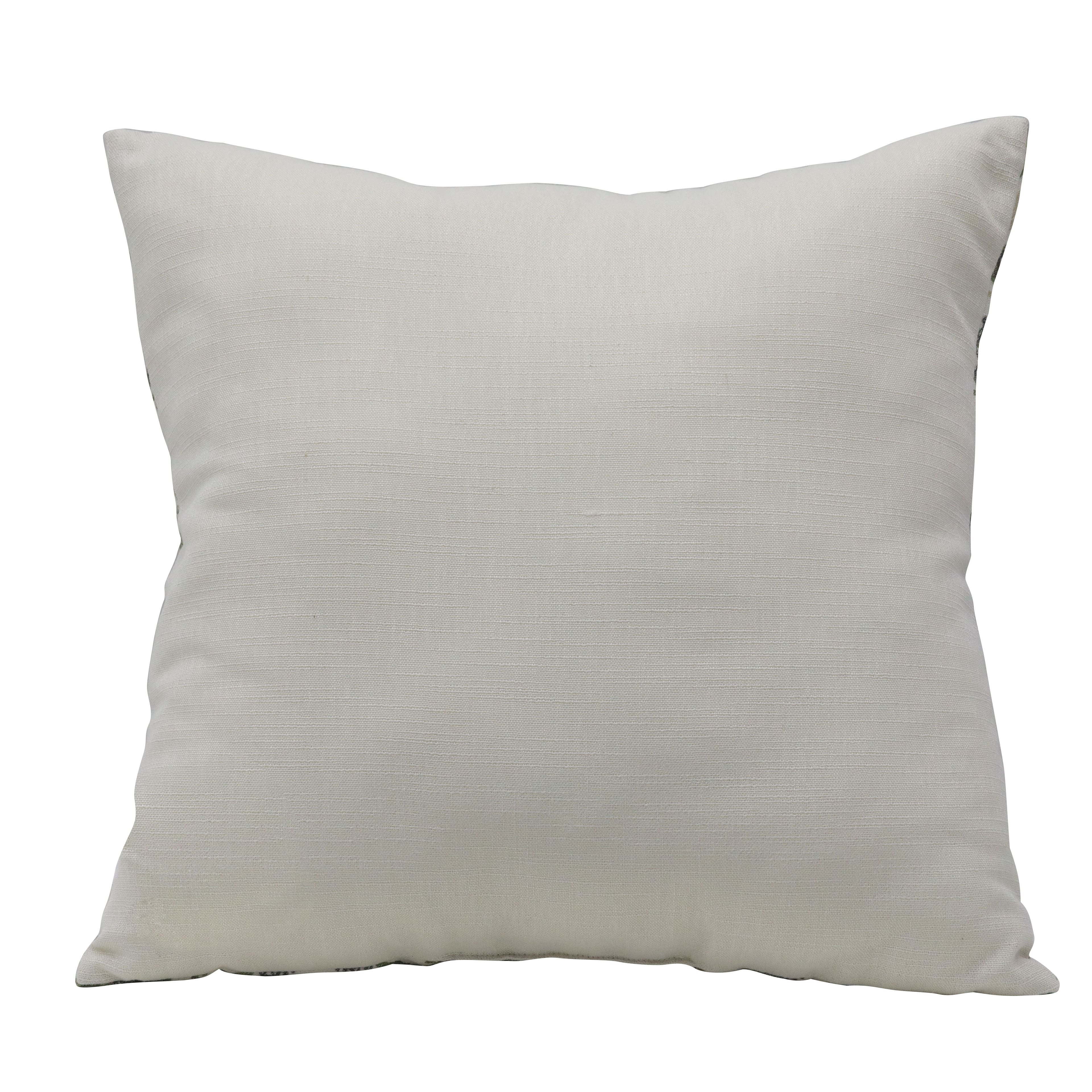 22&#x22; Green &#x26; Orange Damask Accent Pillow by Ashland&#xAE;