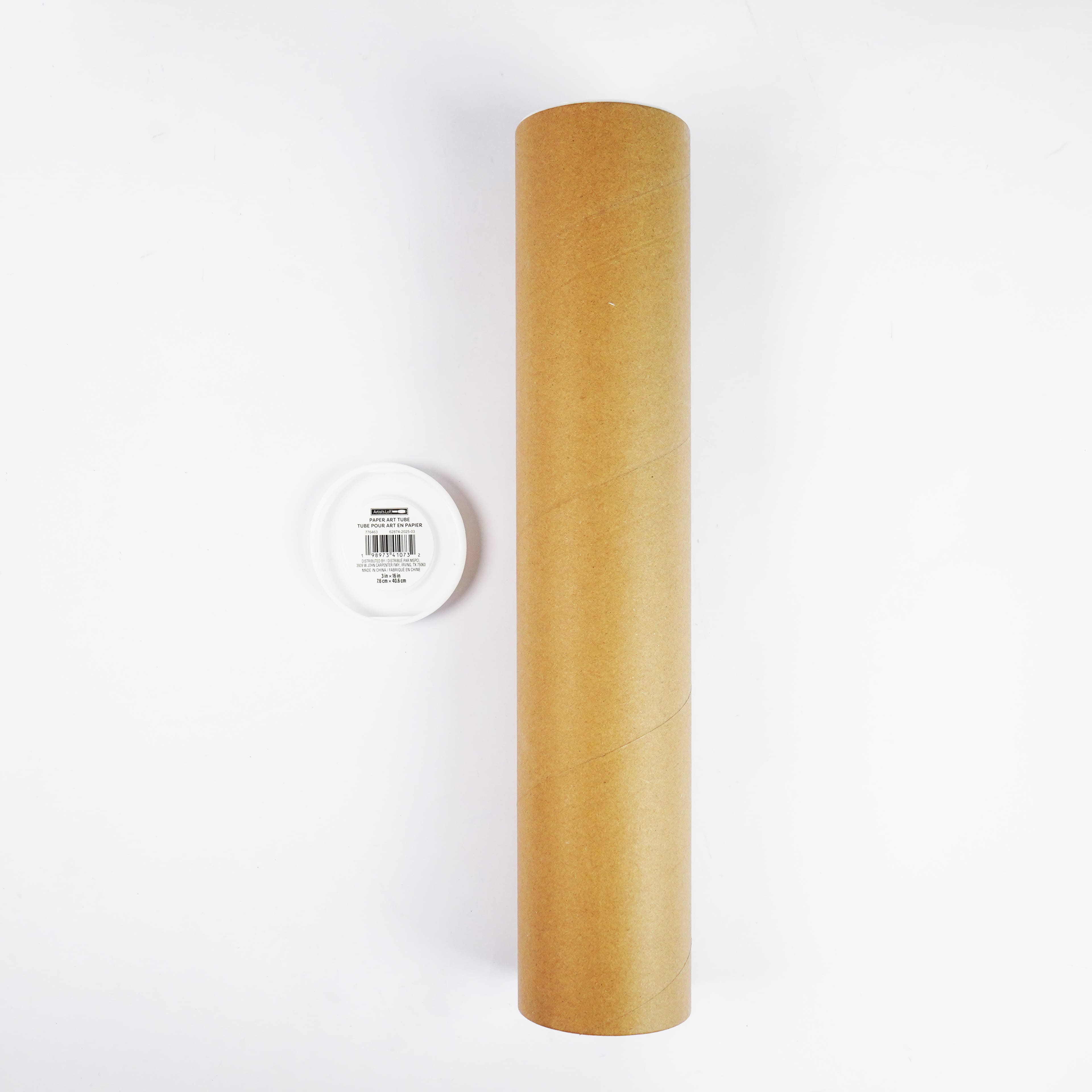 16&#x22; x 3&#x22; Kraft Paper Art Tube by Artist&#x27;s Loft&#x2122;