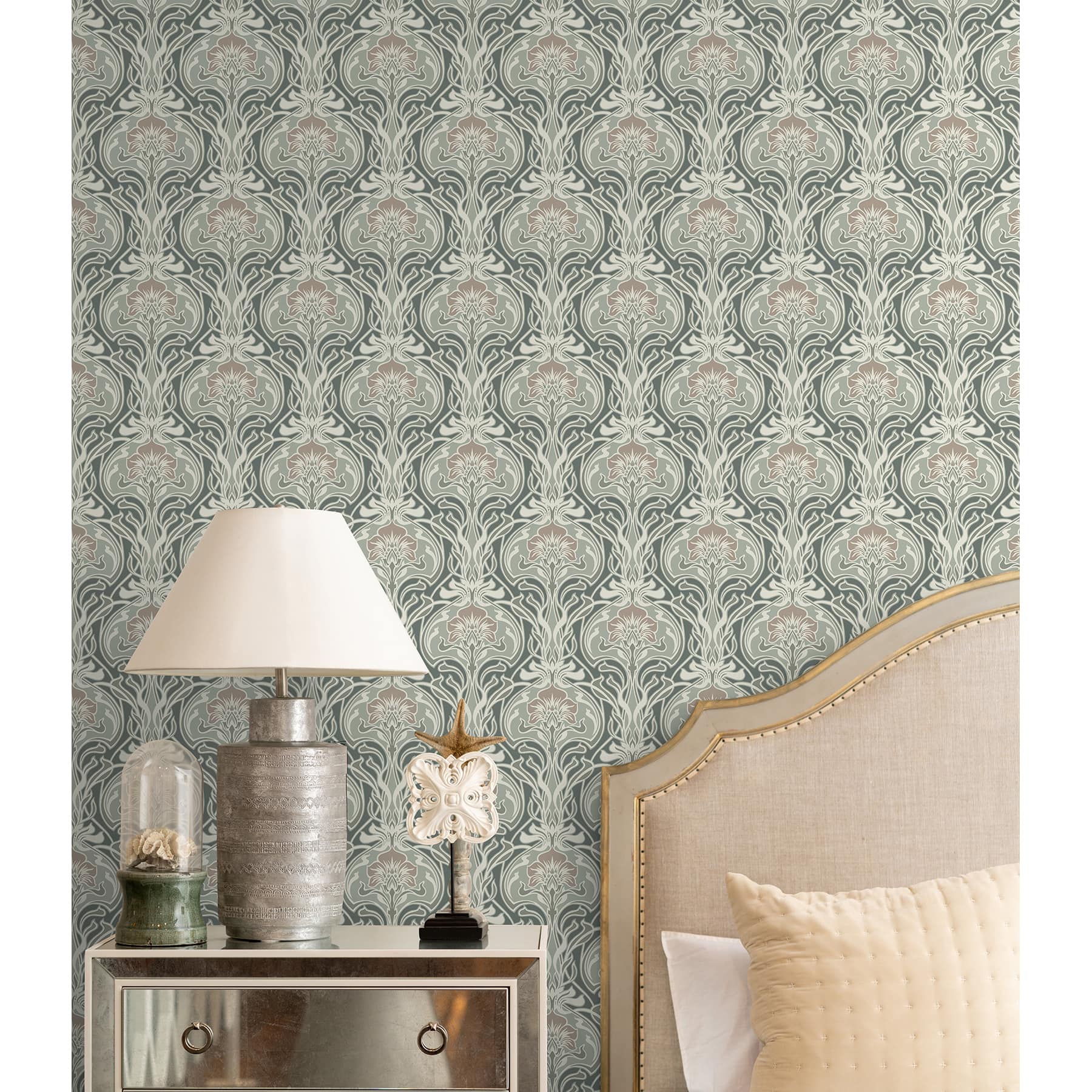 NuWallpaper Fallon Brown Peel & Stick Wallpaper