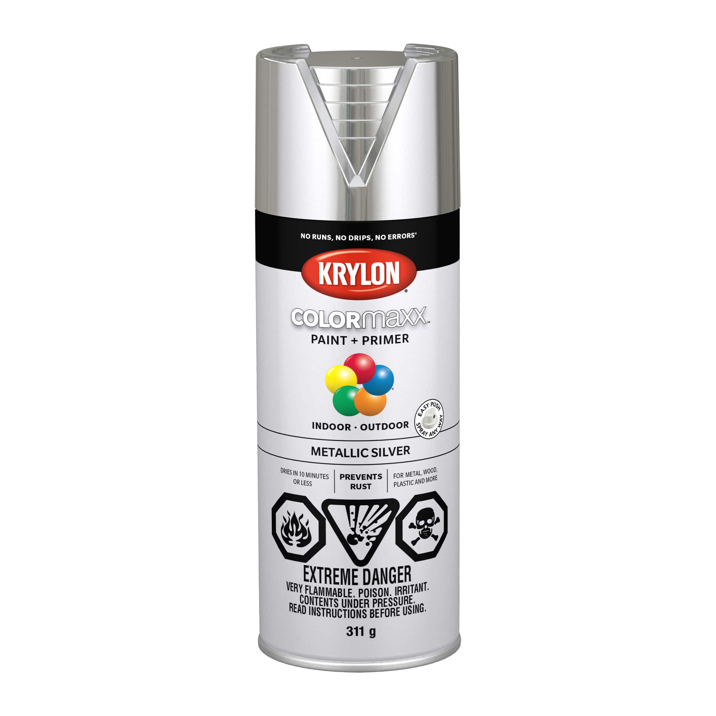 Krylon&#xAE; COLORmaxx&#x2122; Metallic Paint + Primer