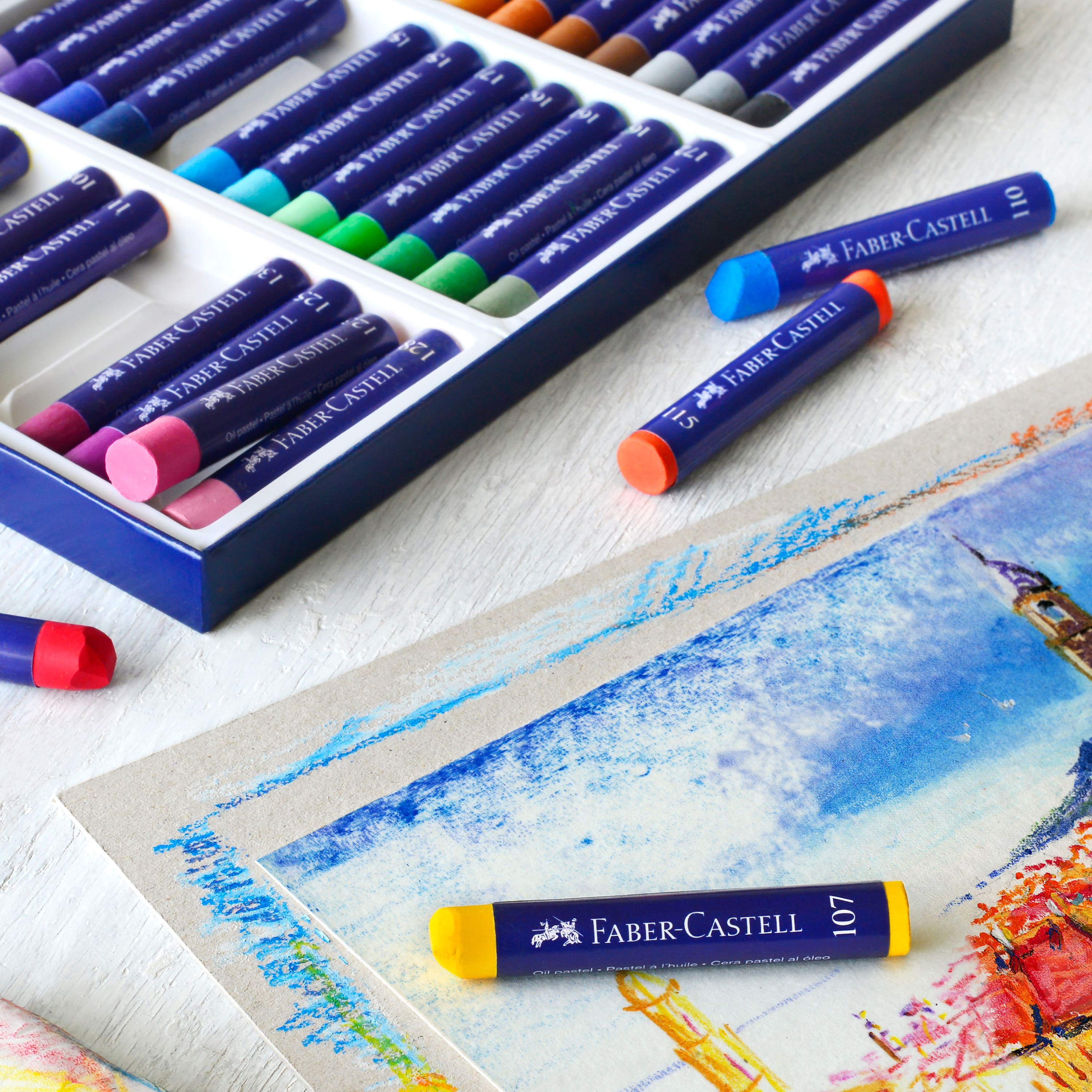 Faber-Castell&#xAE; 36 Color Oil Pastel Set