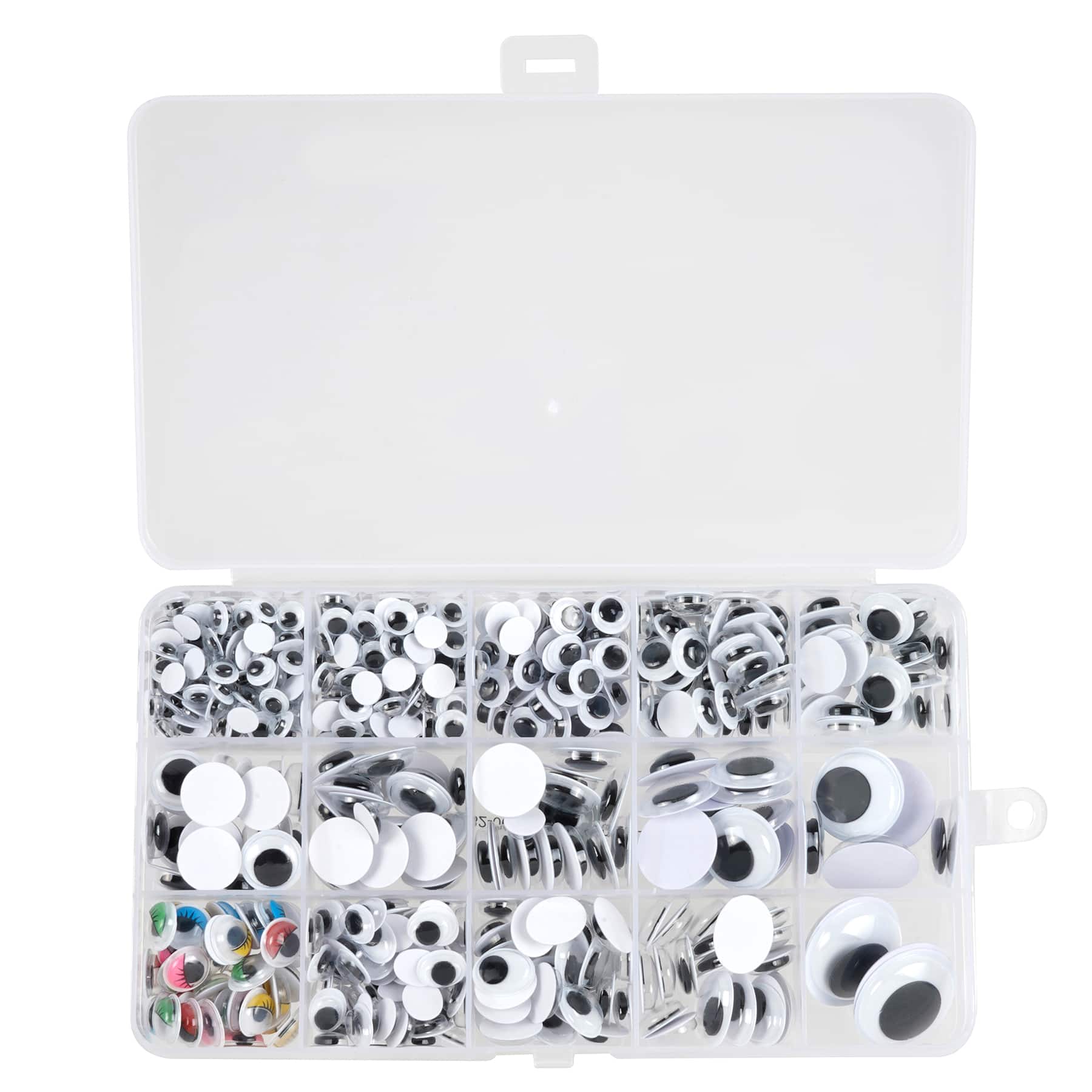 12 Pack: Adhesive Wiggle Eyes by Creatology™