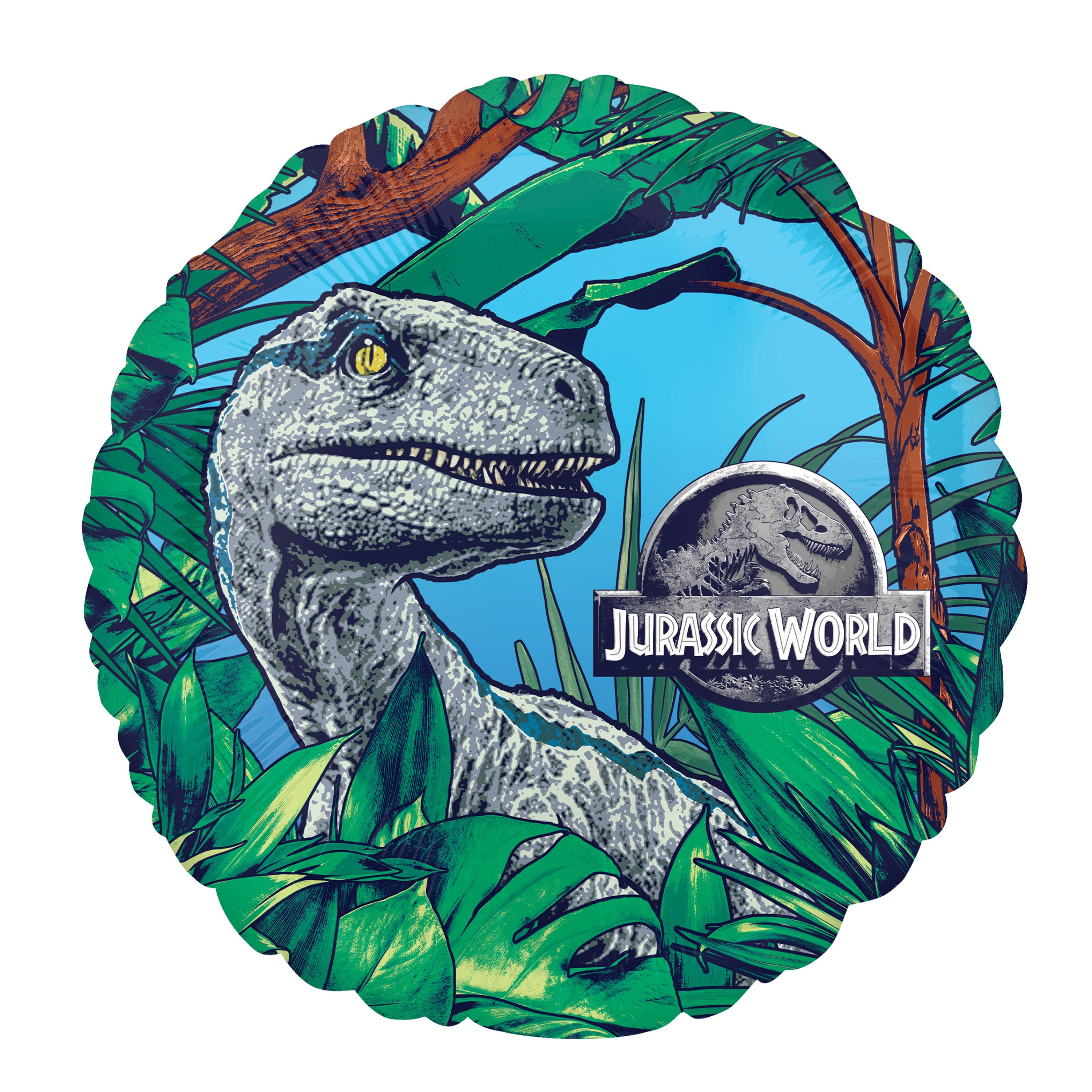 18&#x22; Double-Sided Jurassic World Foil Balloon