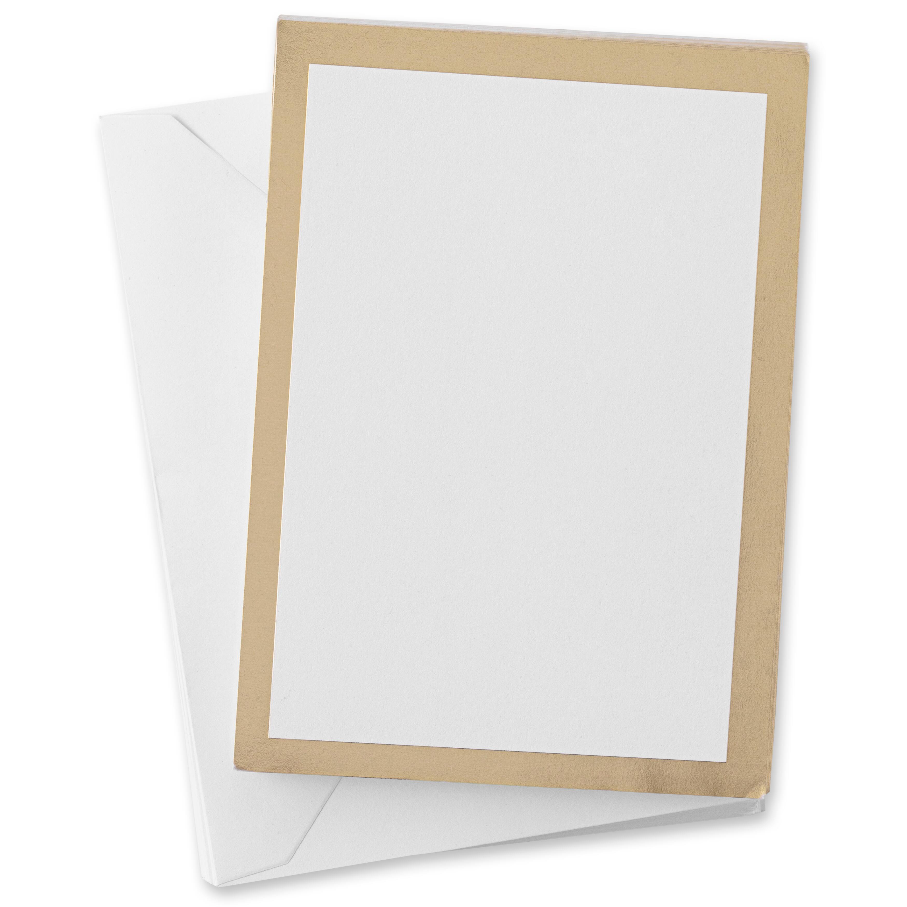 12 Packs: 40 ct. (480 total) 3.5&#x22; x 4.87&#x22; Flat Cards &#x26; Envelopes by Recollections&#x2122;