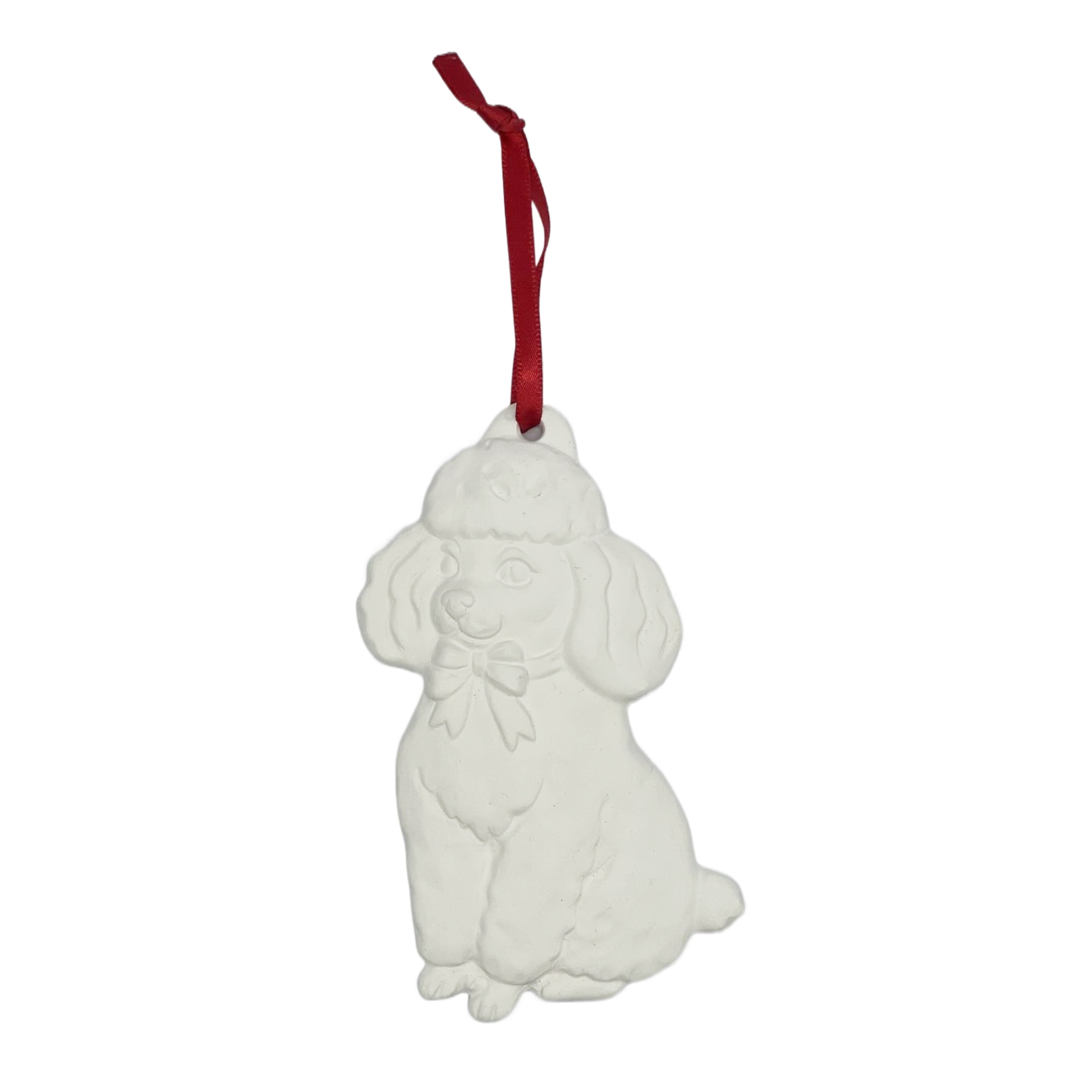 4.5&#x22; DIY Ceramic Poodle Ornament by Make Market&#xAE;