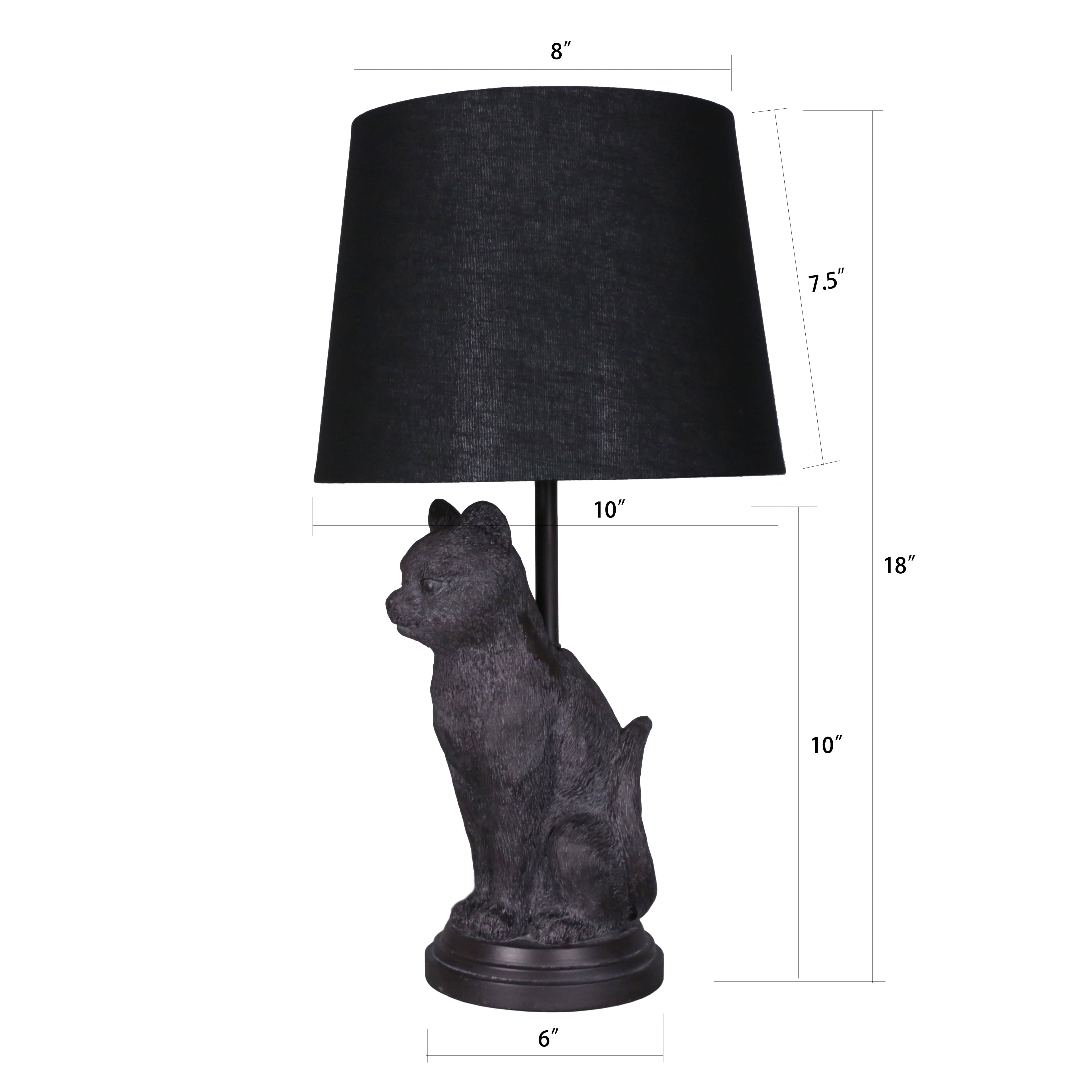 18&#x22; Black Cat Tabletop Lamp buy Ashland&#xAE;