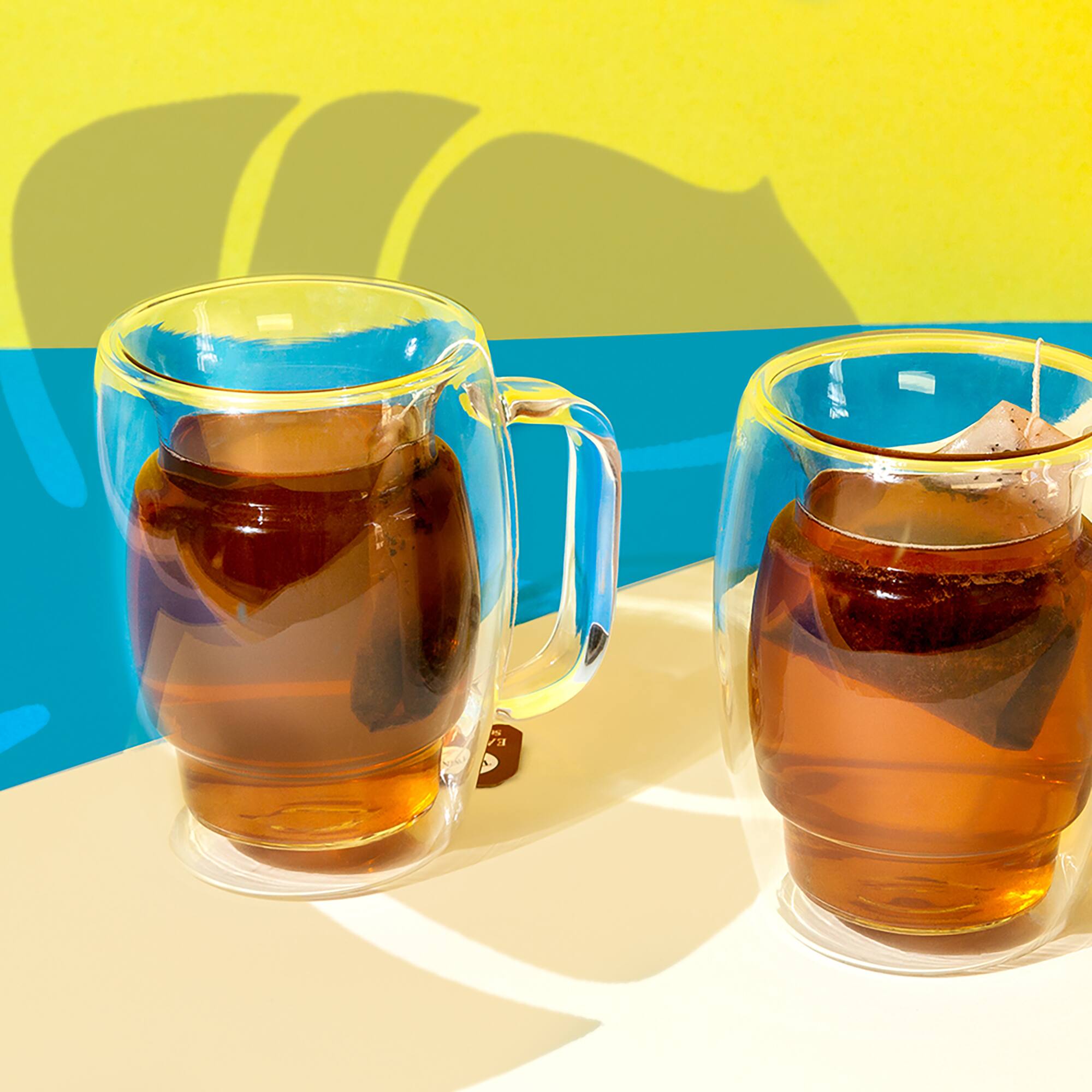 JoyJolt® Cadus Double Wall Tea Glasses, 4ct.