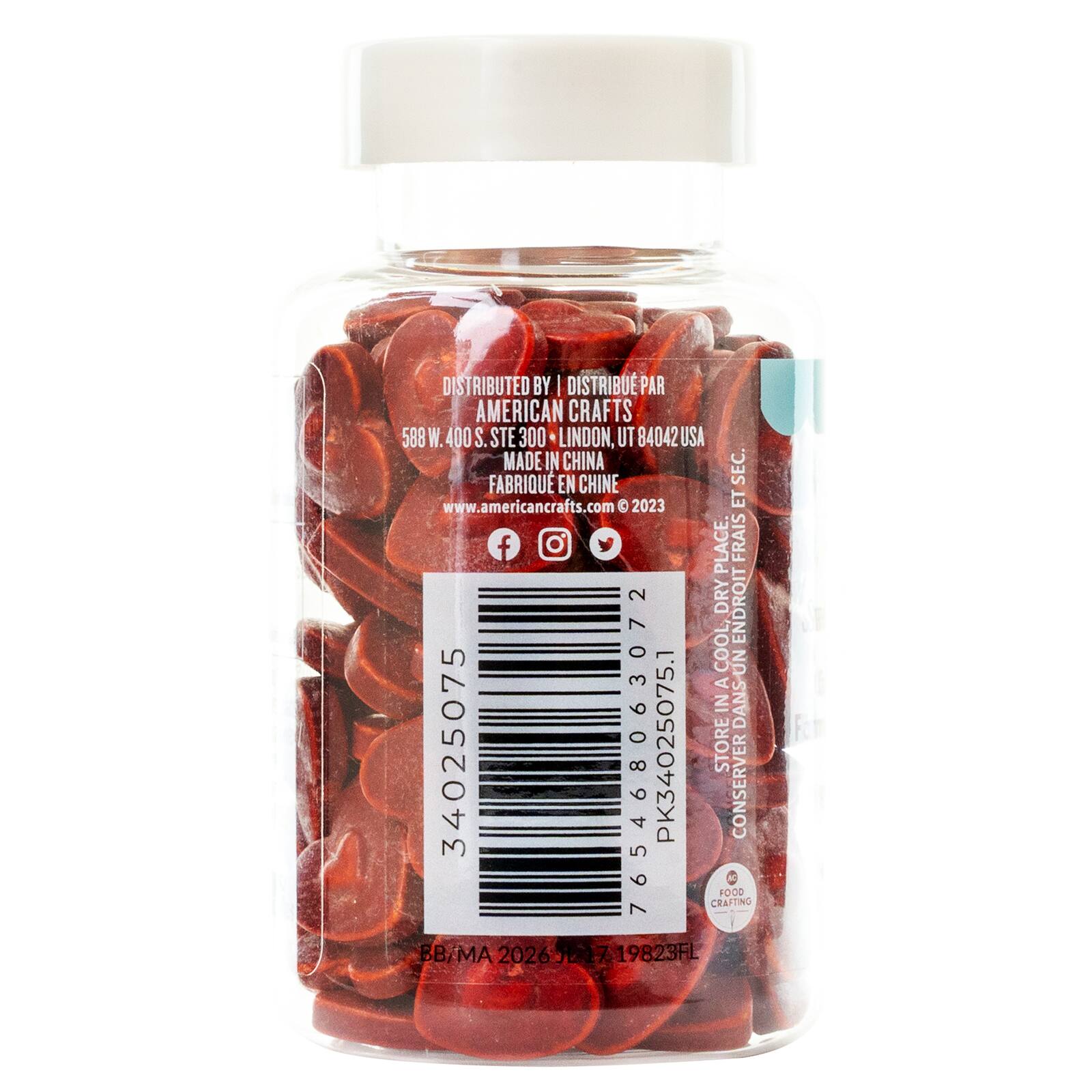 Sweet Tooth Fairy&#xAE; Red Jumbo Heart Candy Shapes