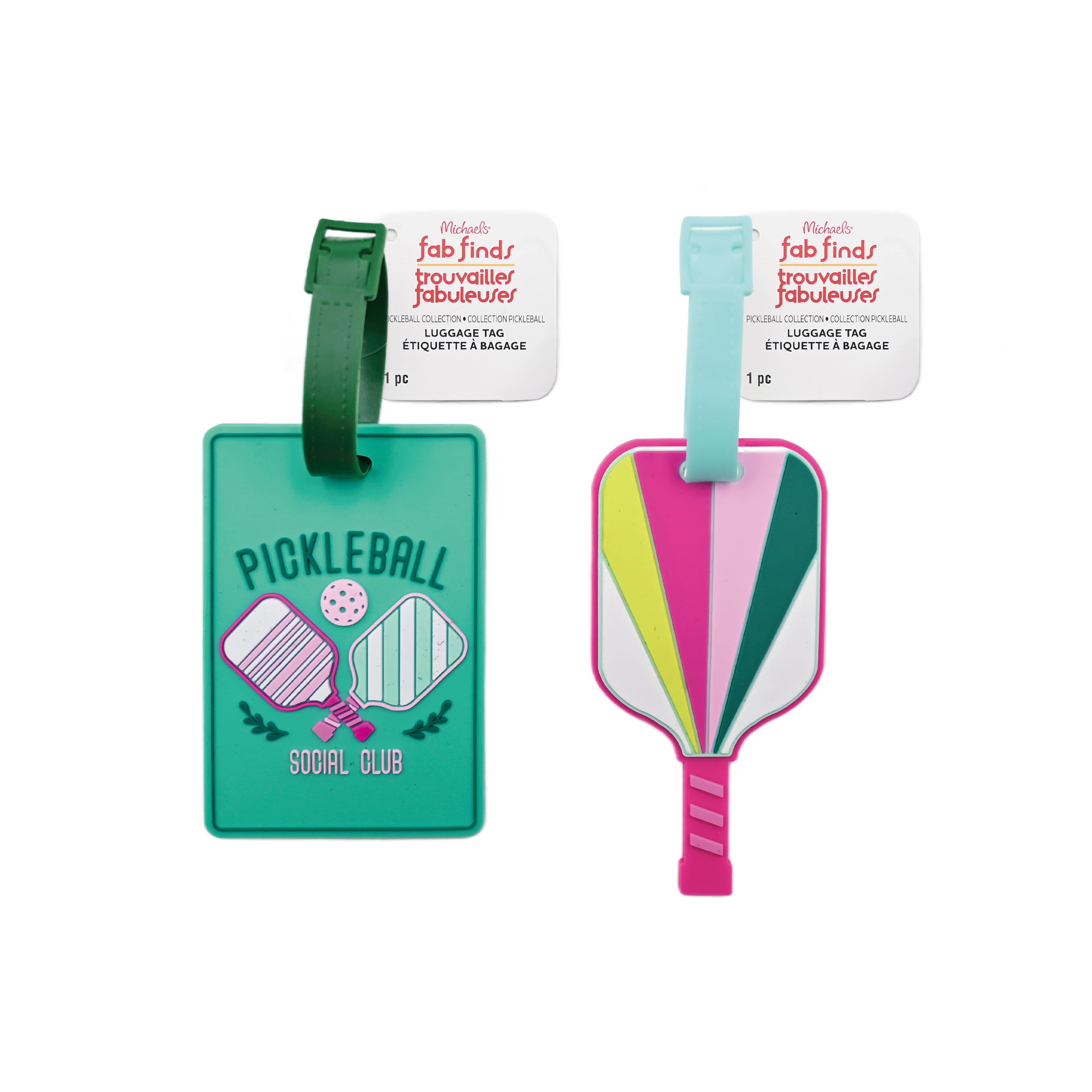 Assorted Pickleball Luggage Tag, 1pc. by Fab Finds