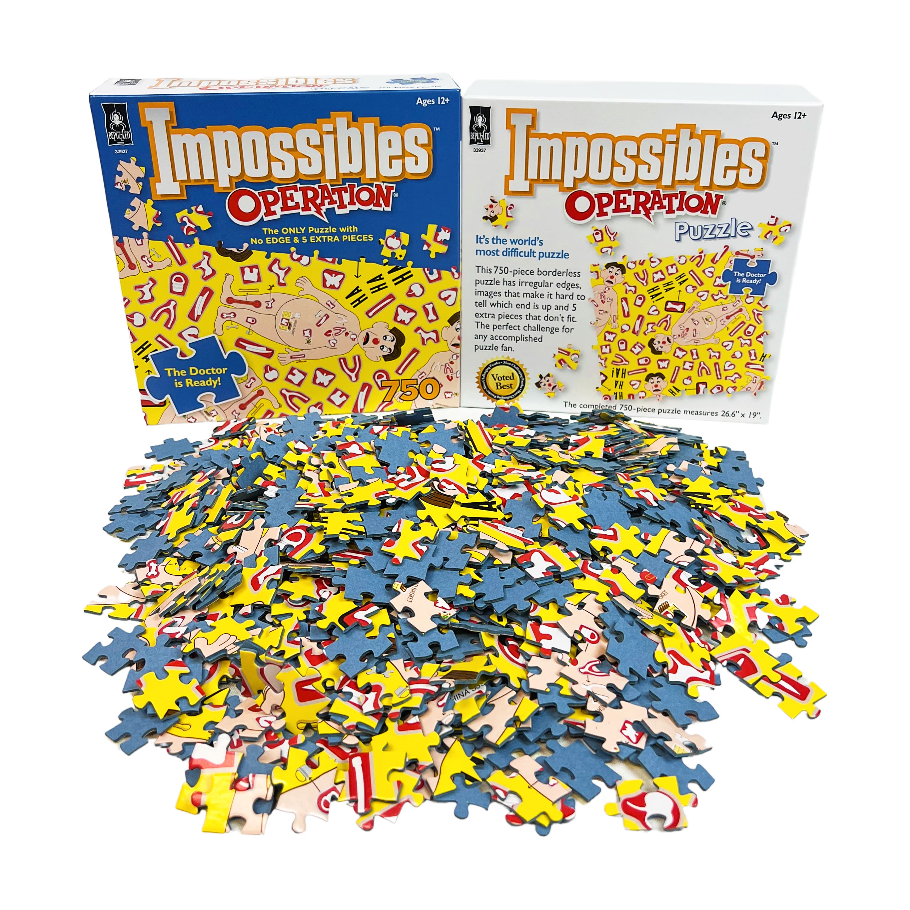 Impossibles Puzzle - Hasbro Operation: 750 Pcs