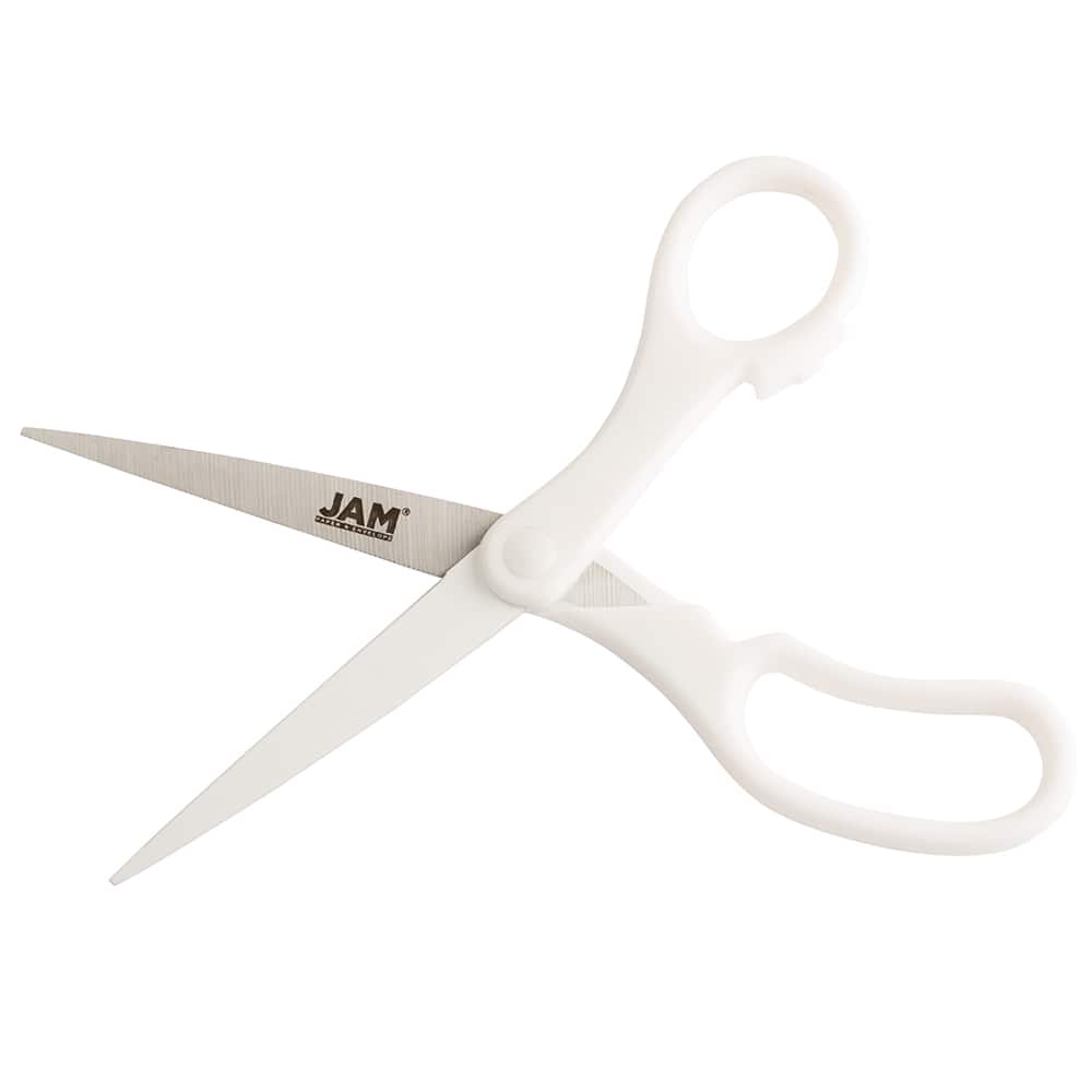 Jam Paper 8 Multi-Purpose Precision Scissors - Black