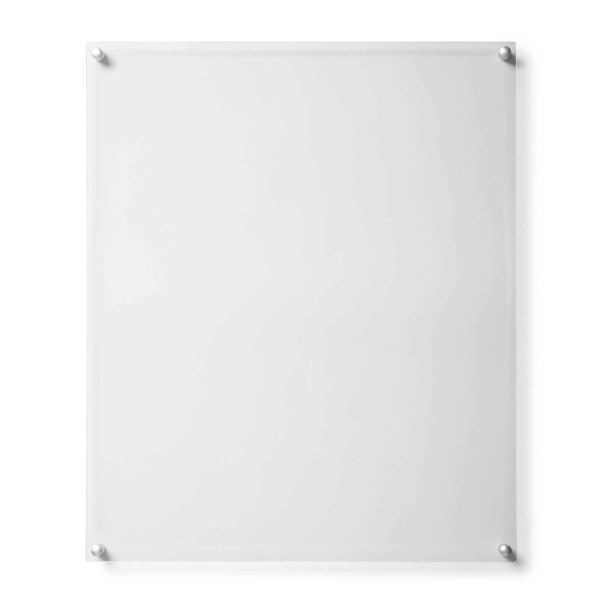 Cool Modern Frames Clear Acrylic Float Frame with Silver Hardware