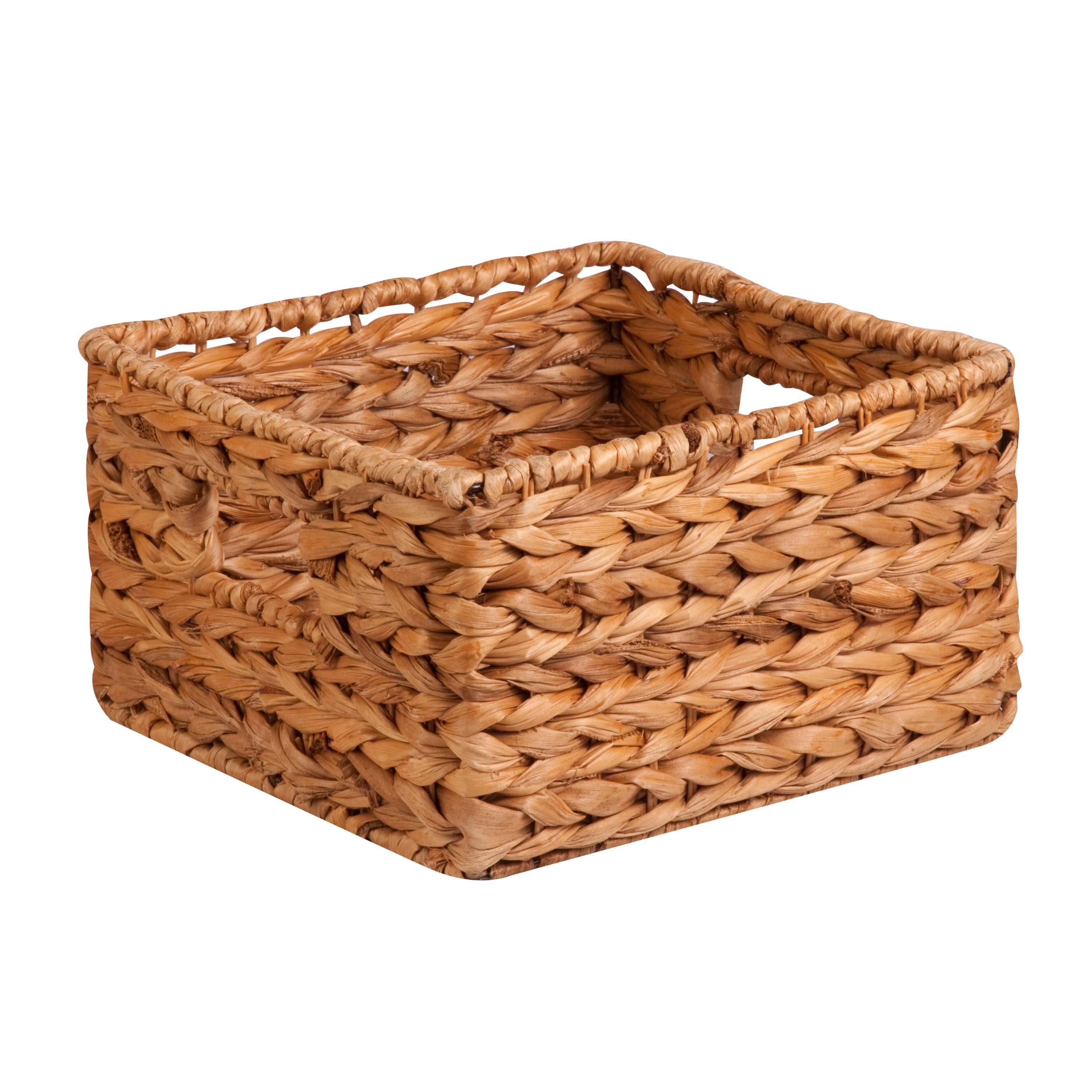 Honey Can Do Natural Woven Hyacinth Nested Storage Basket Set, 3ct.