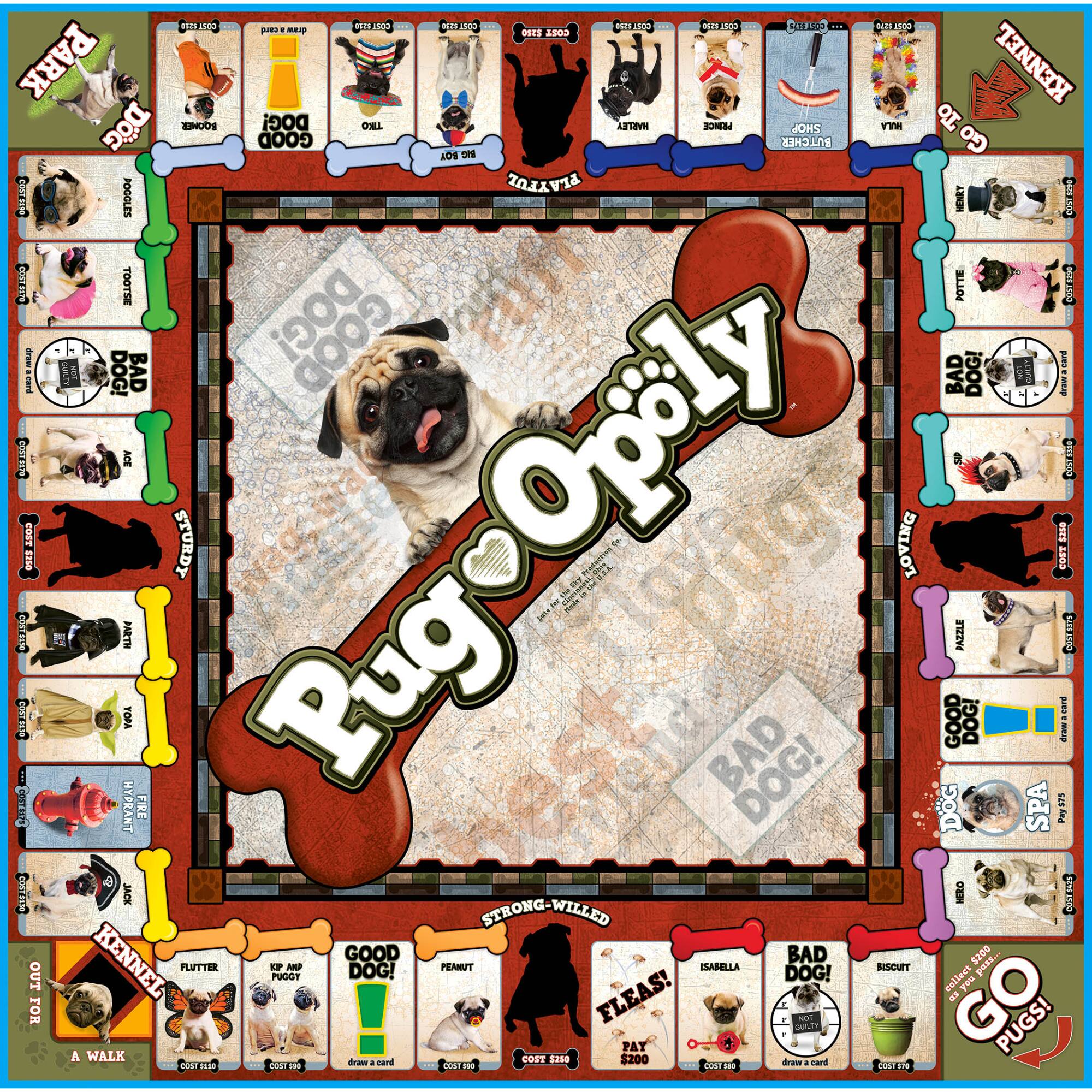 Late For The Sky Pug-Opoly™ Board Game