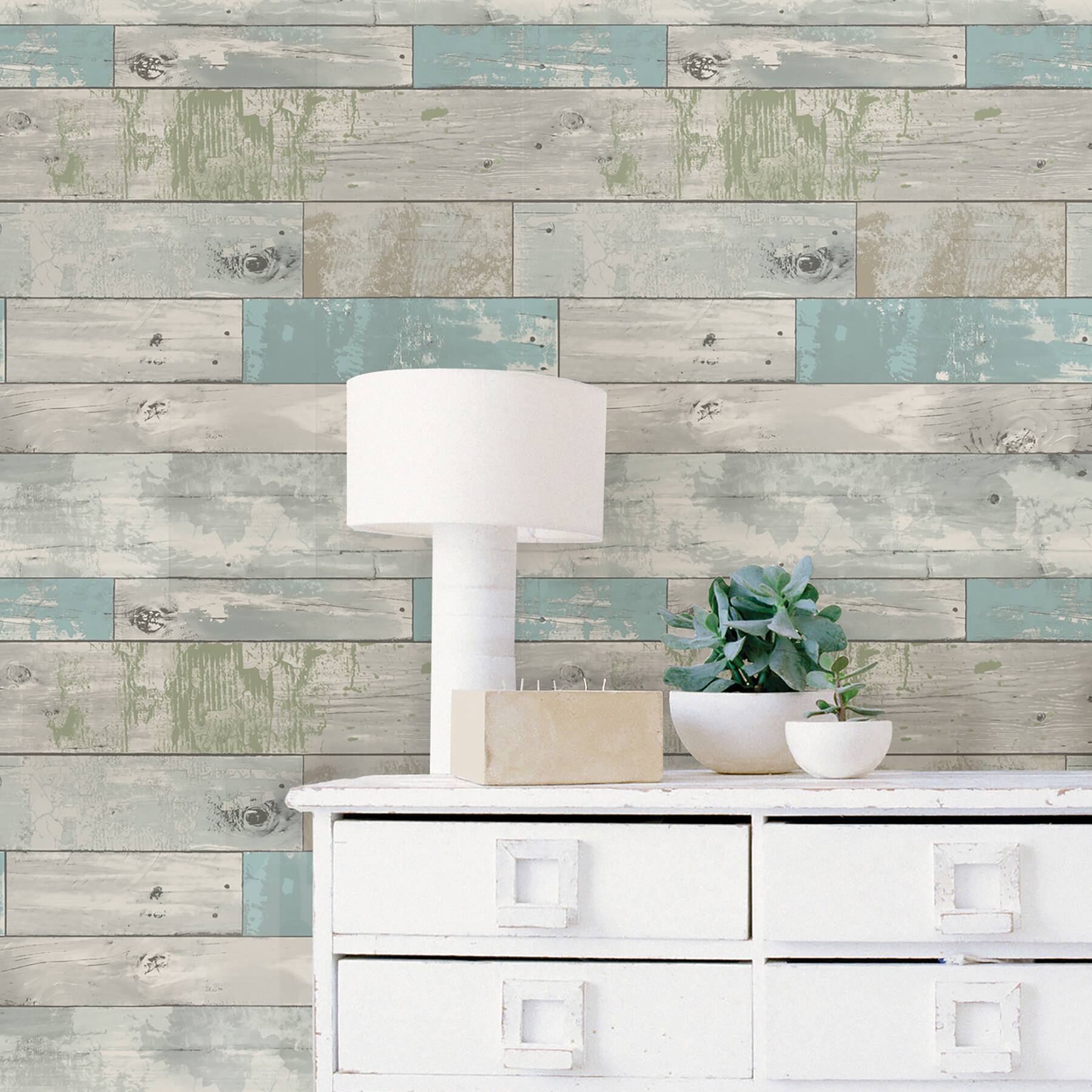 NuWallpaper Beachwood Peel & Stick Wallpaper