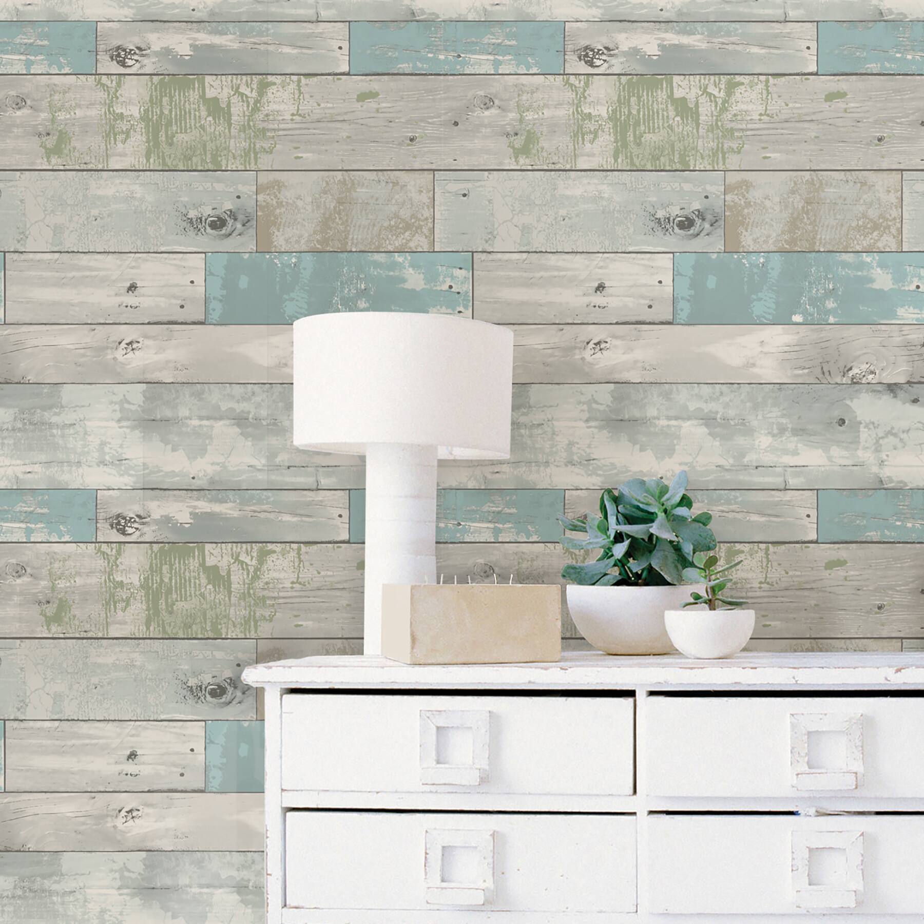 NuWallpaper Beachwood Peel &#x26; Stick Wallpaper