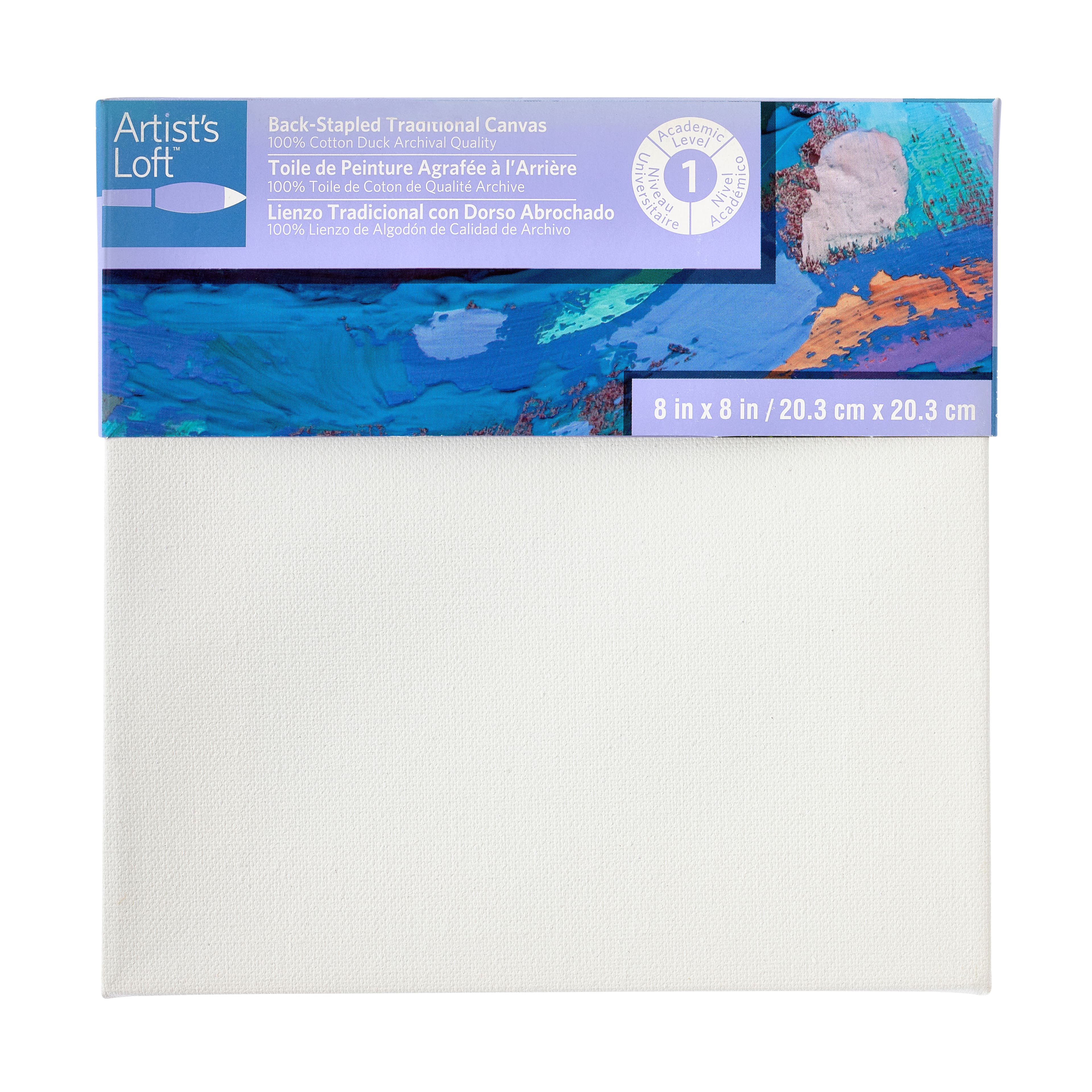 12 Pack: Level 1 Back Stapled Traditional Canvas by Artist&#x27;s Loft&#x2122;