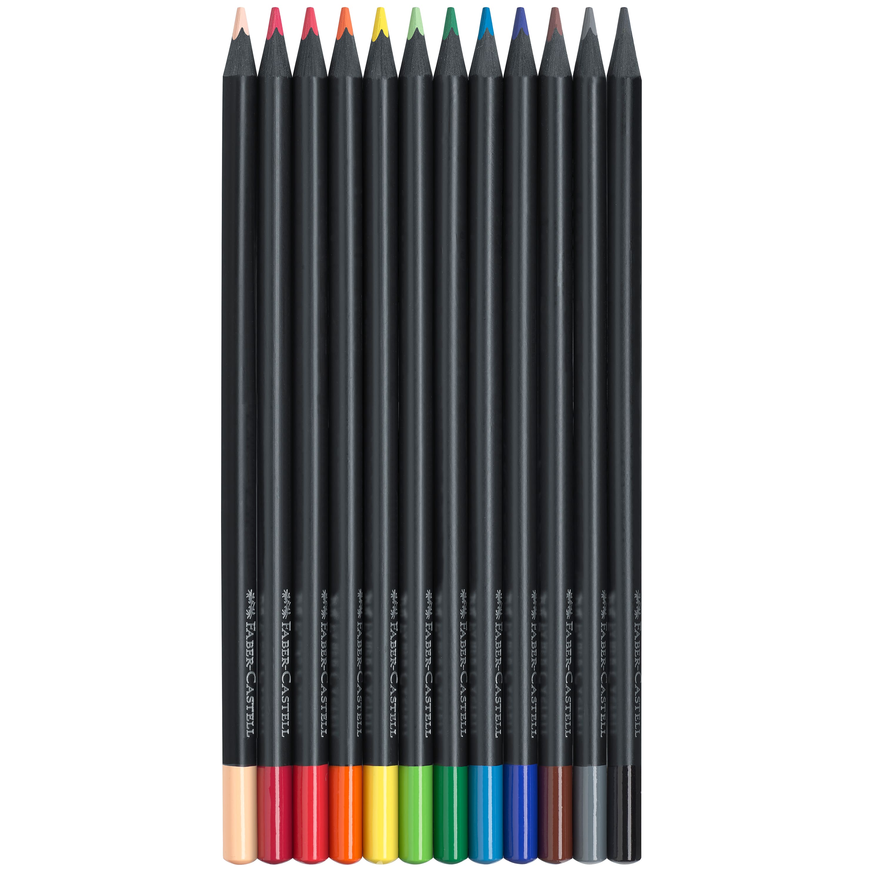 Faber-Castell&#xAE; 12 Colour Black Edition Coloured Pencils