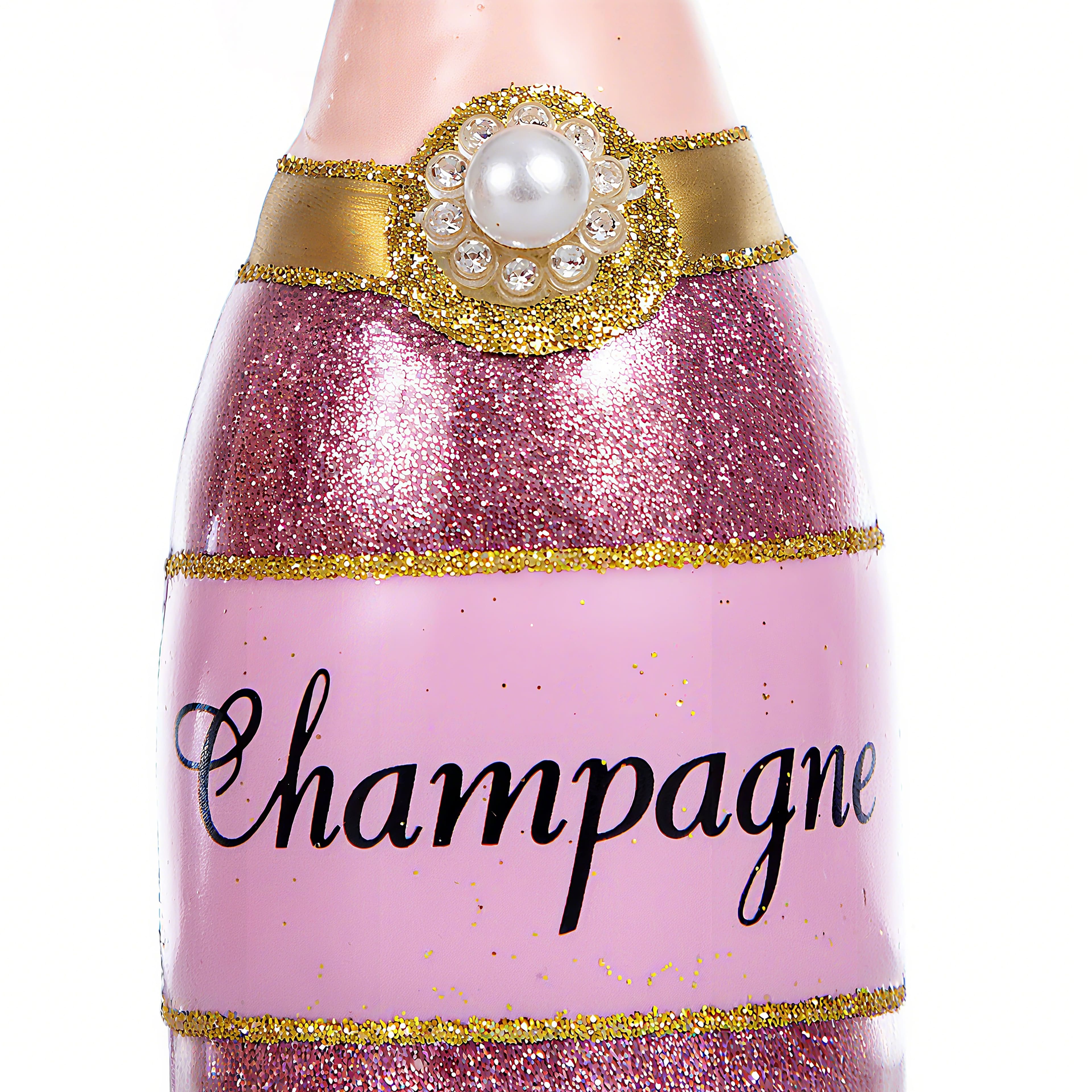 5.75" Pink Champagne Glass Ornament by Ashland®