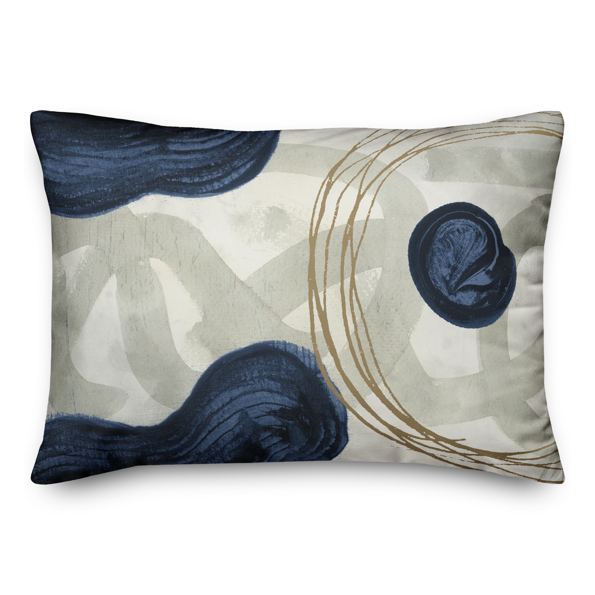 Chic Urban Abstract II 14" x 20" Throw Pillow