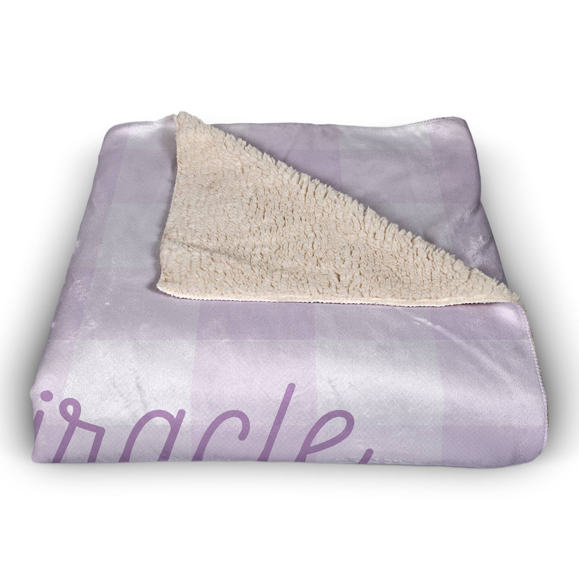 Easter Day Words Blanket 50" x 60" Sherpa Fleece Blanket