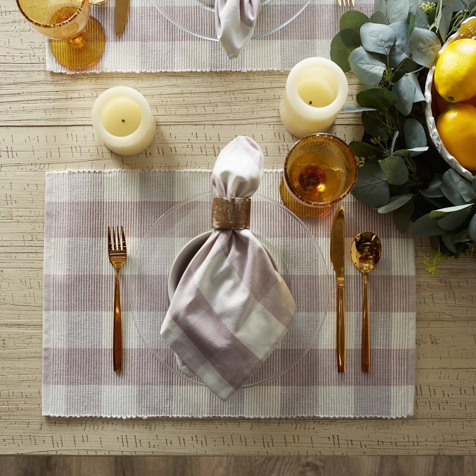 DII® Buffalo Check Oversized Napkin, 6ct.